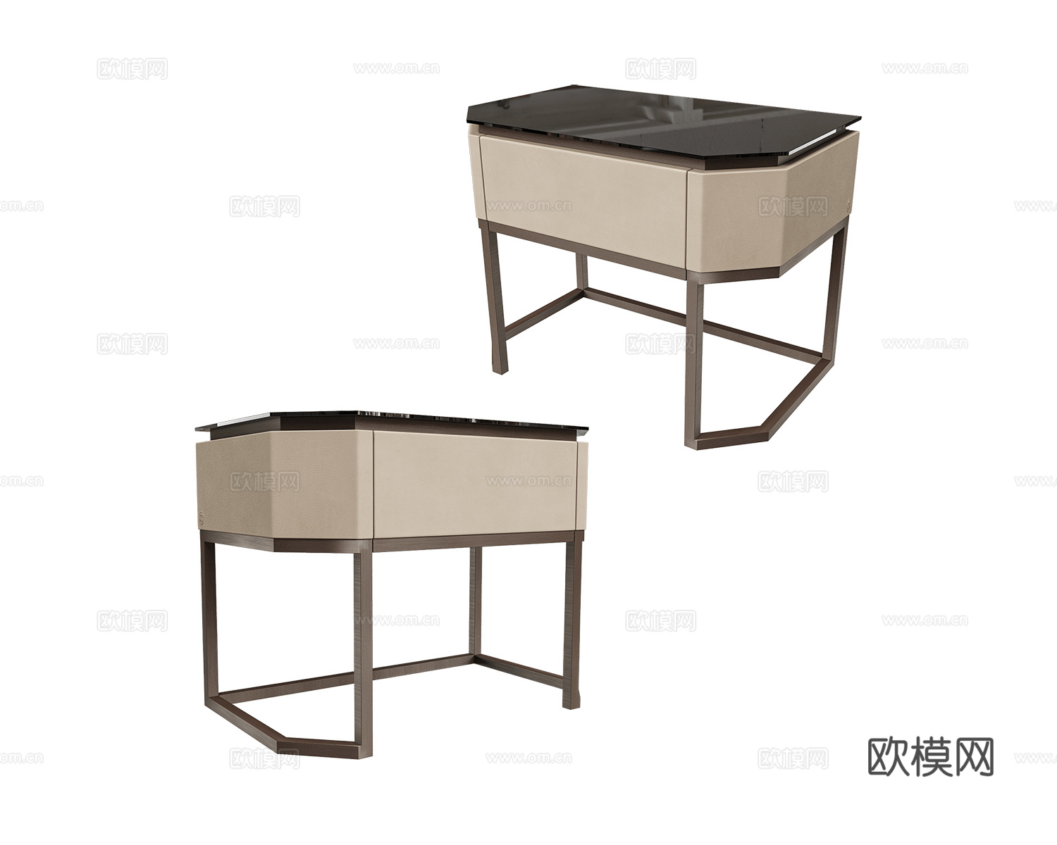 CPRN HOMOOD 意式床头柜3d模型下载