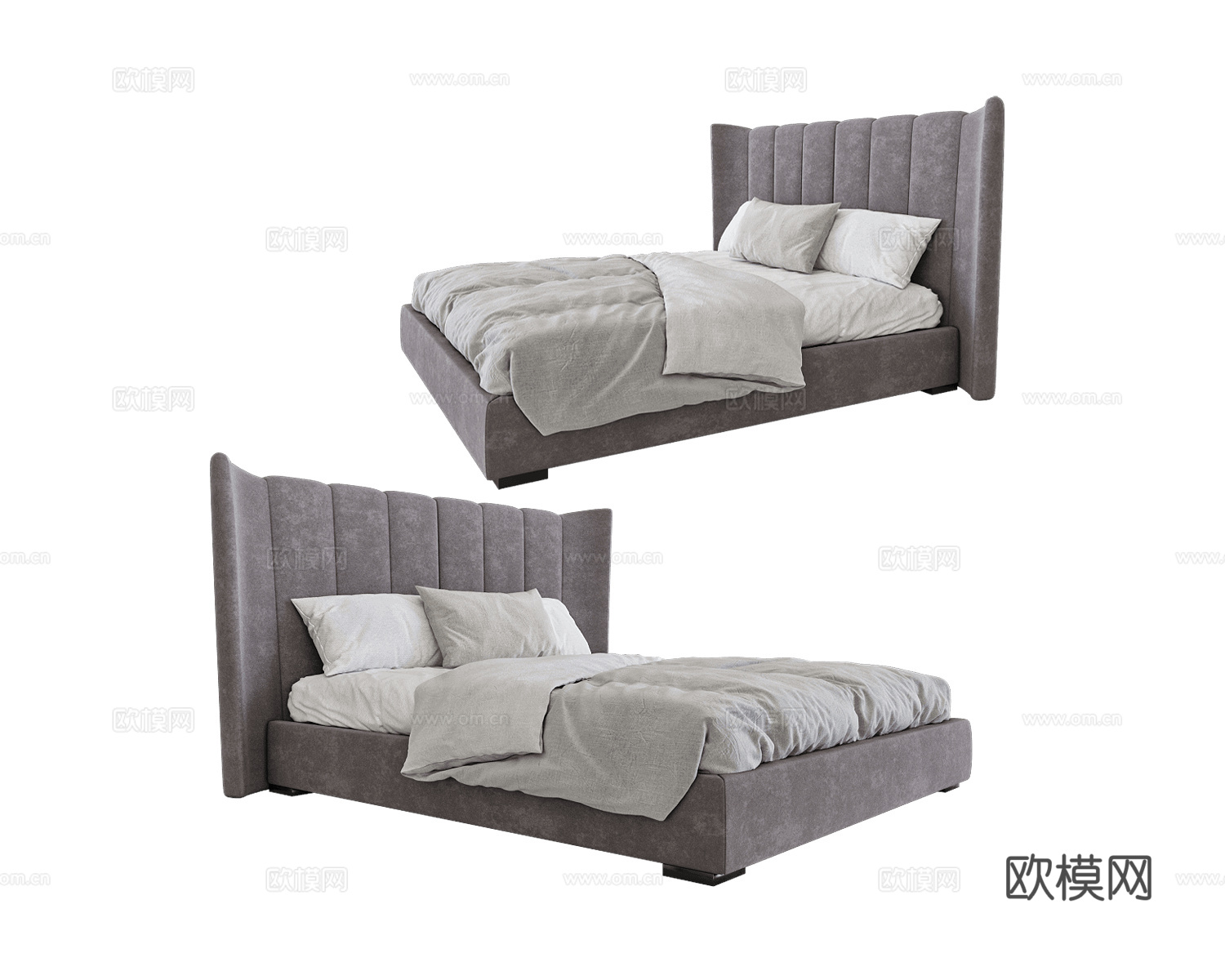 Piermaria 单人床3d模型下载