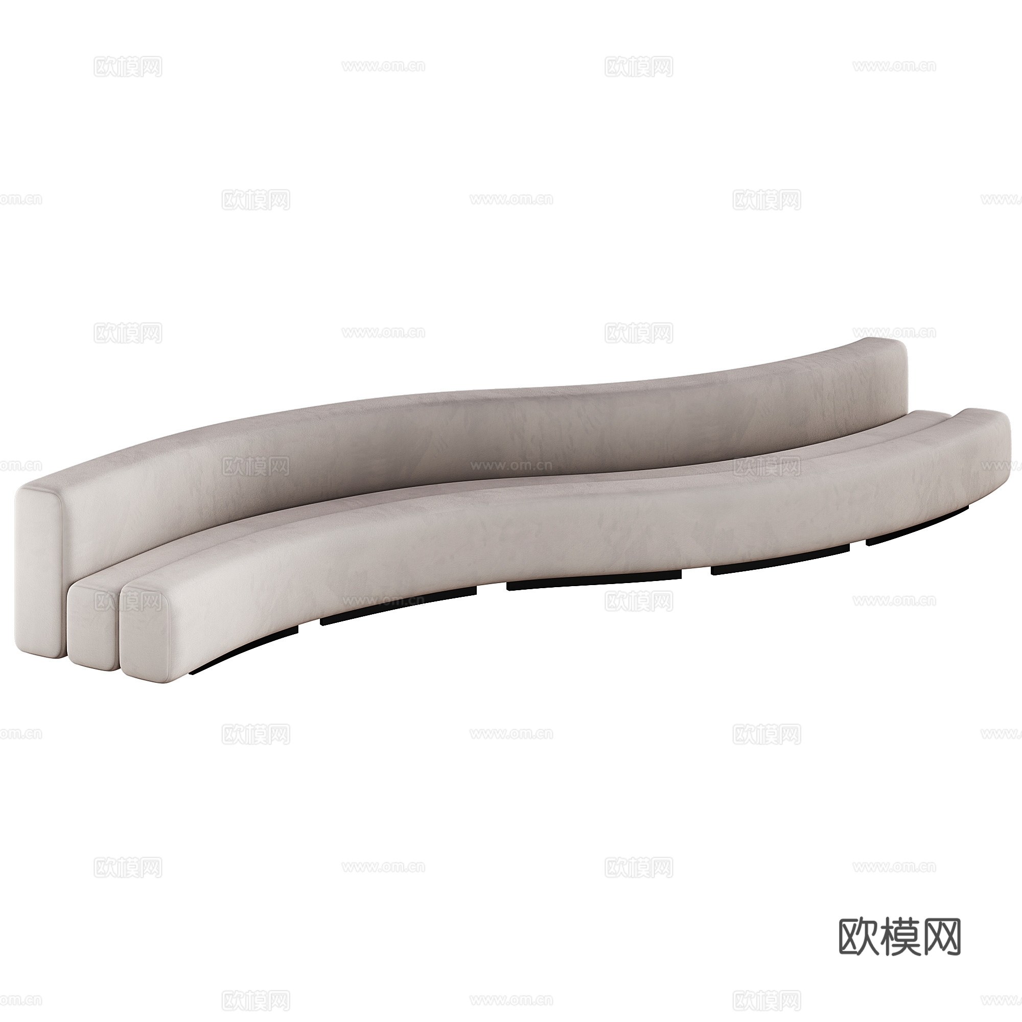 Lacividina现代沙发  组合沙发 布艺沙发 多人沙发3d模型下载（渲染图2）