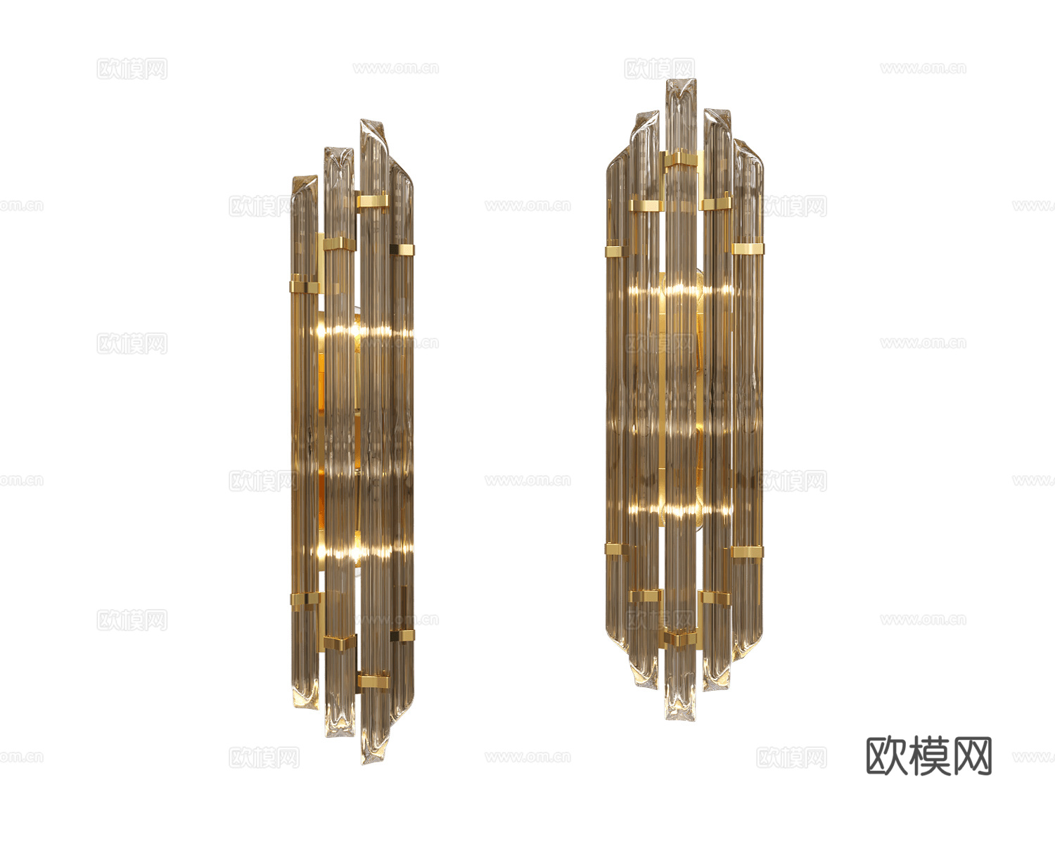 Lampex 轻奢壁灯3d模型下载
