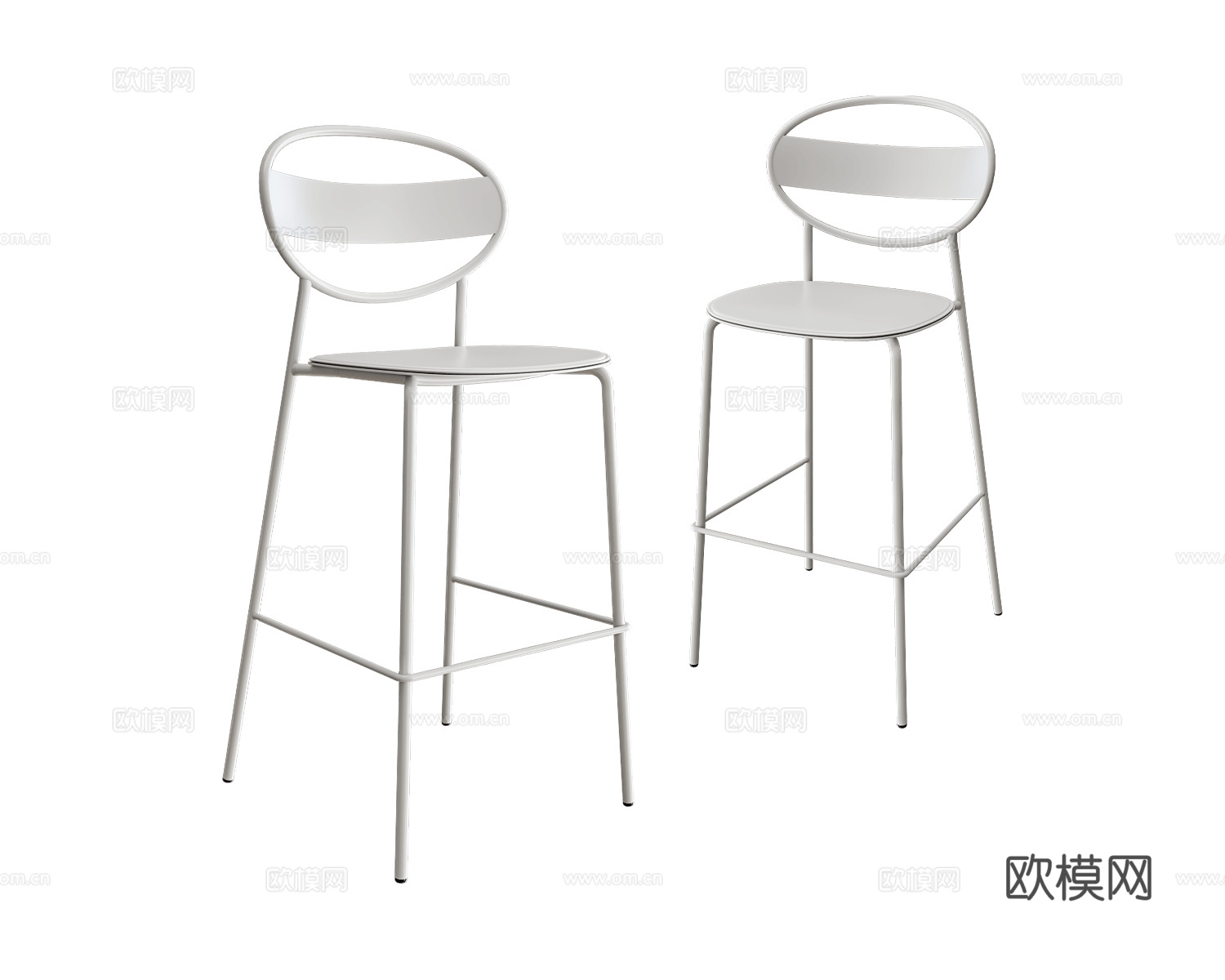 B&T Design 吧椅3d模型下载