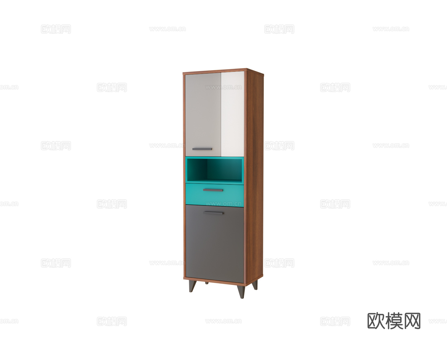 Brandon 餐边柜 陈列柜3d模型下载