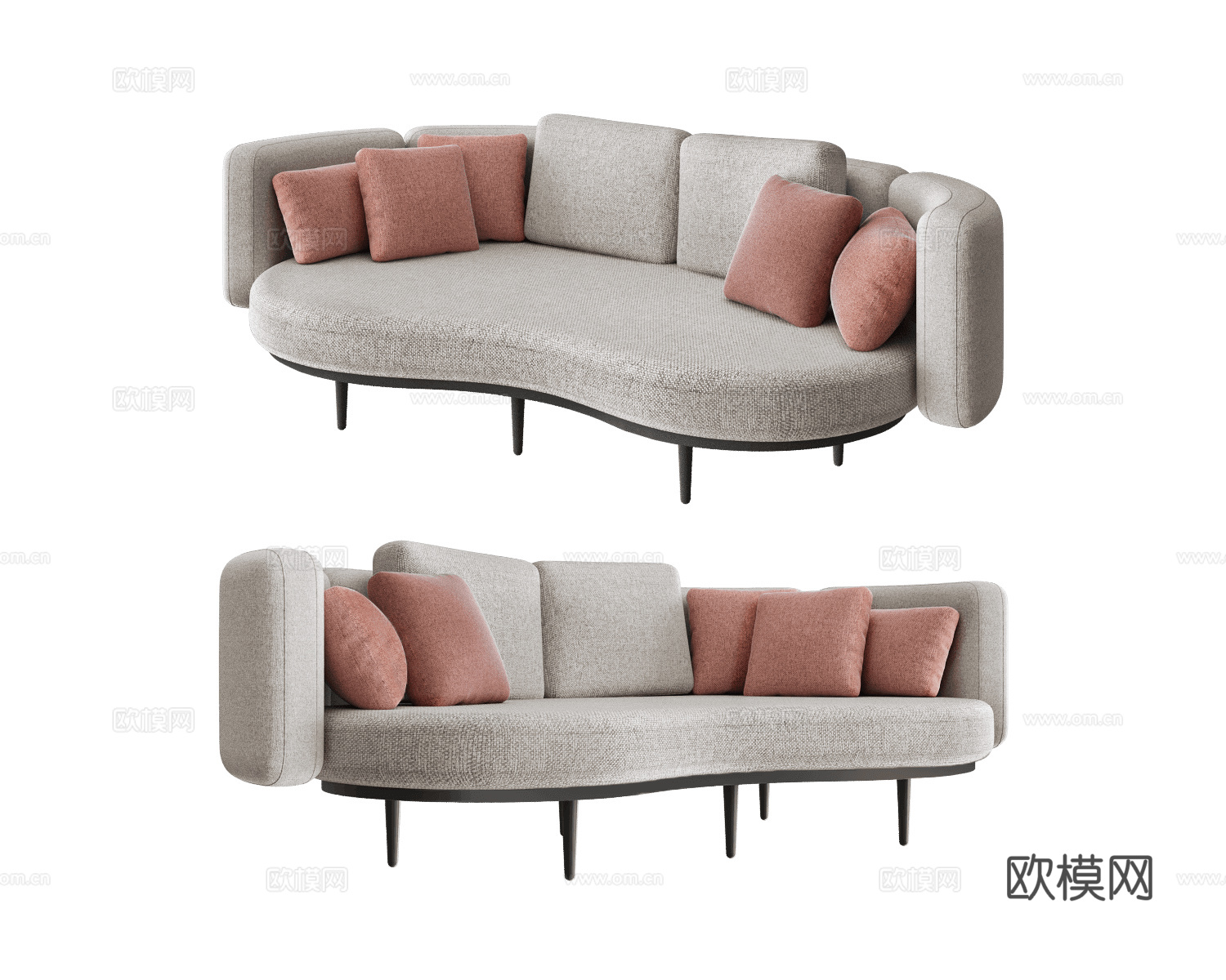 Royal Botania 多人沙发3d模型下载