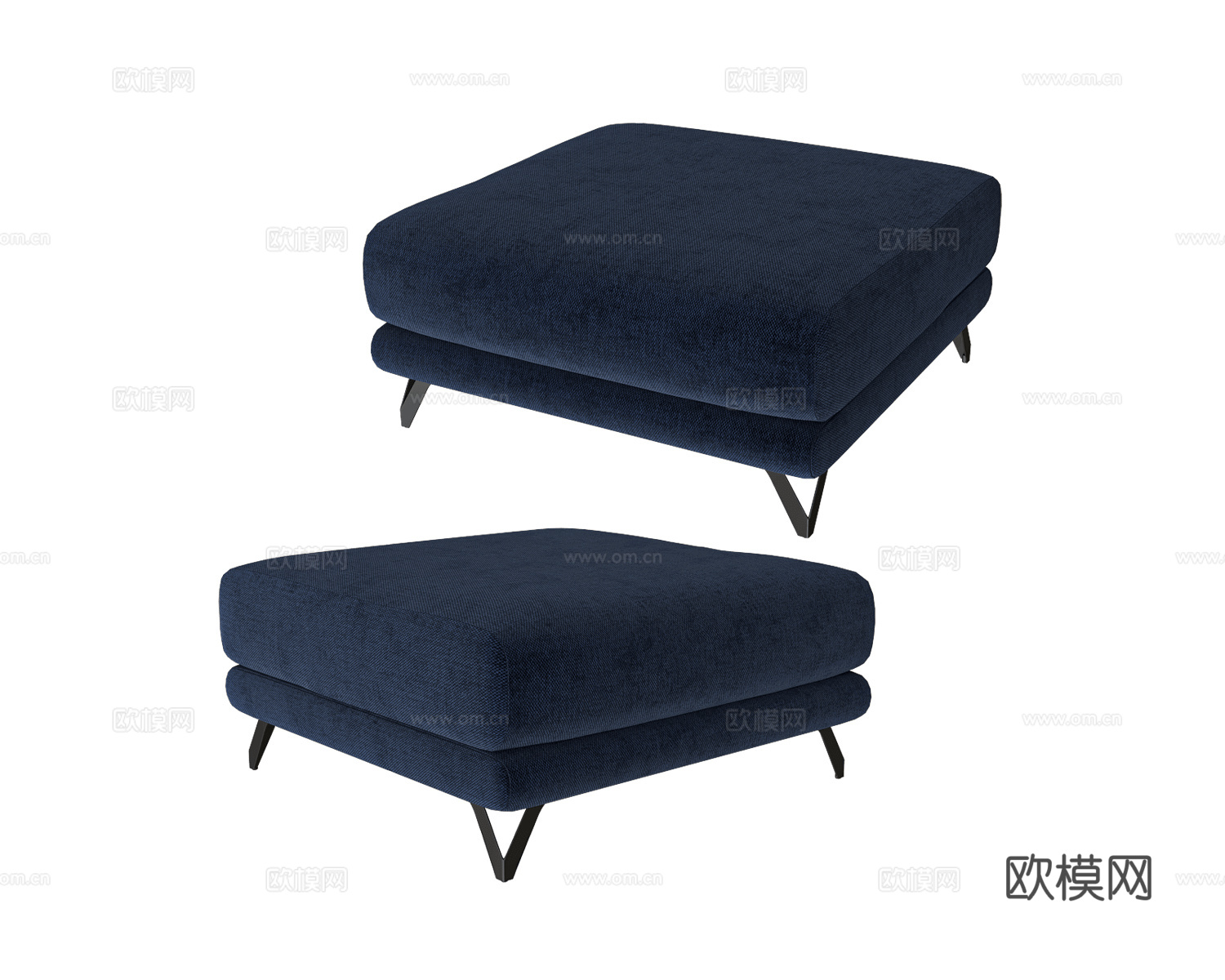 Doimo Salotti 沙发凳3d模型下载