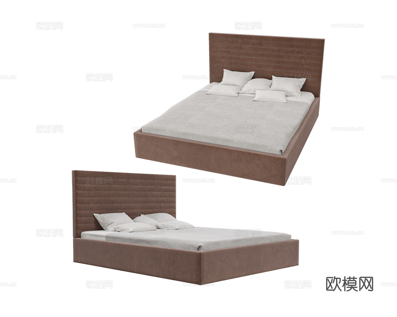 CasaDesús 双人床3d模型下载