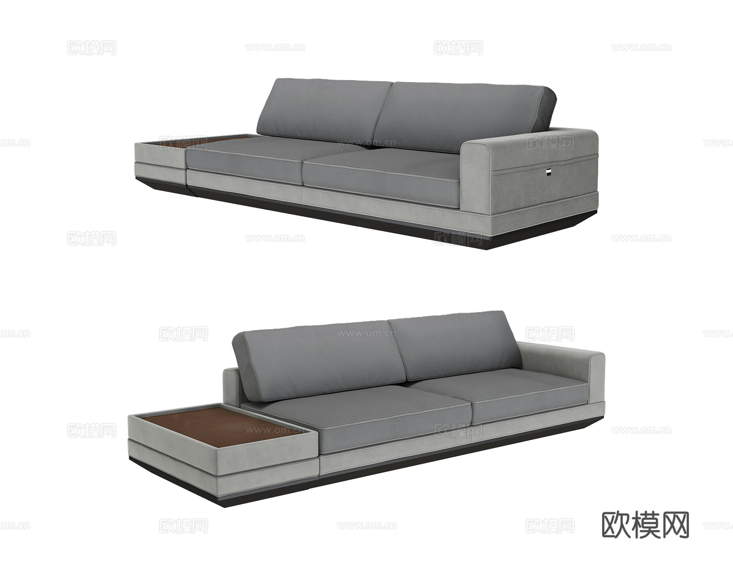 CPRN HOMOOD 意式双人沙发3d模型下载