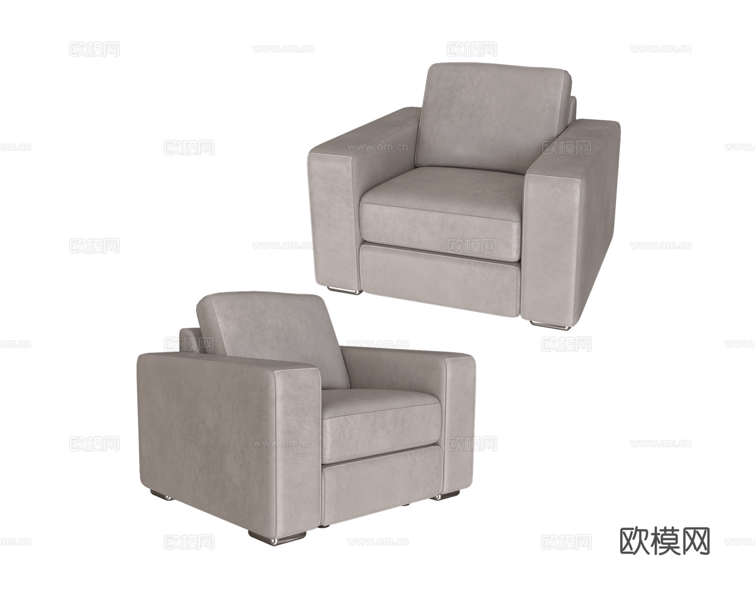 Doimo Salotti 单人沙发3d模型下载