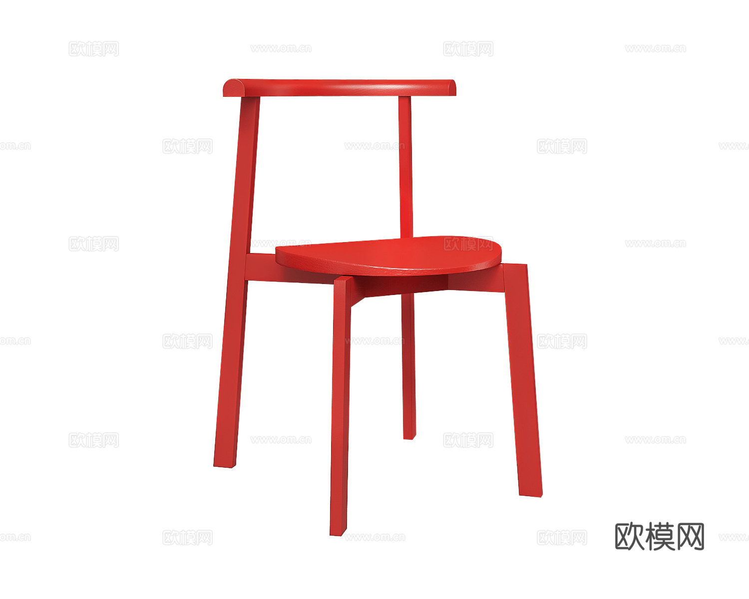 SIJU 餐椅3d模型下载（渲染图2）
