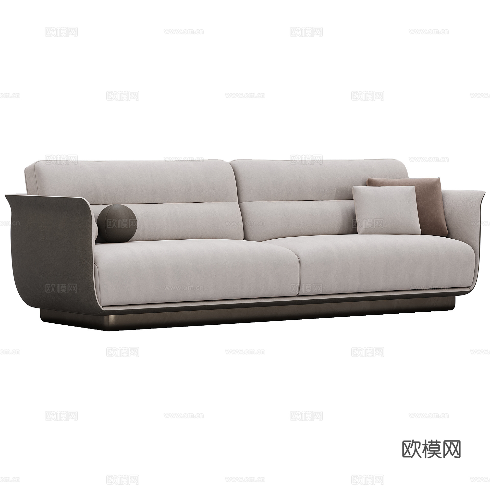 Capital Collection现代沙发 双人沙发 单人3d模型下载（渲染图2）