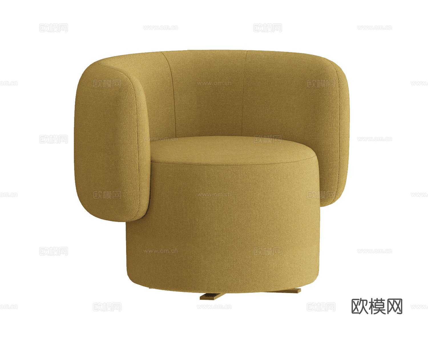 B&T Design 单人沙发3d模型下载