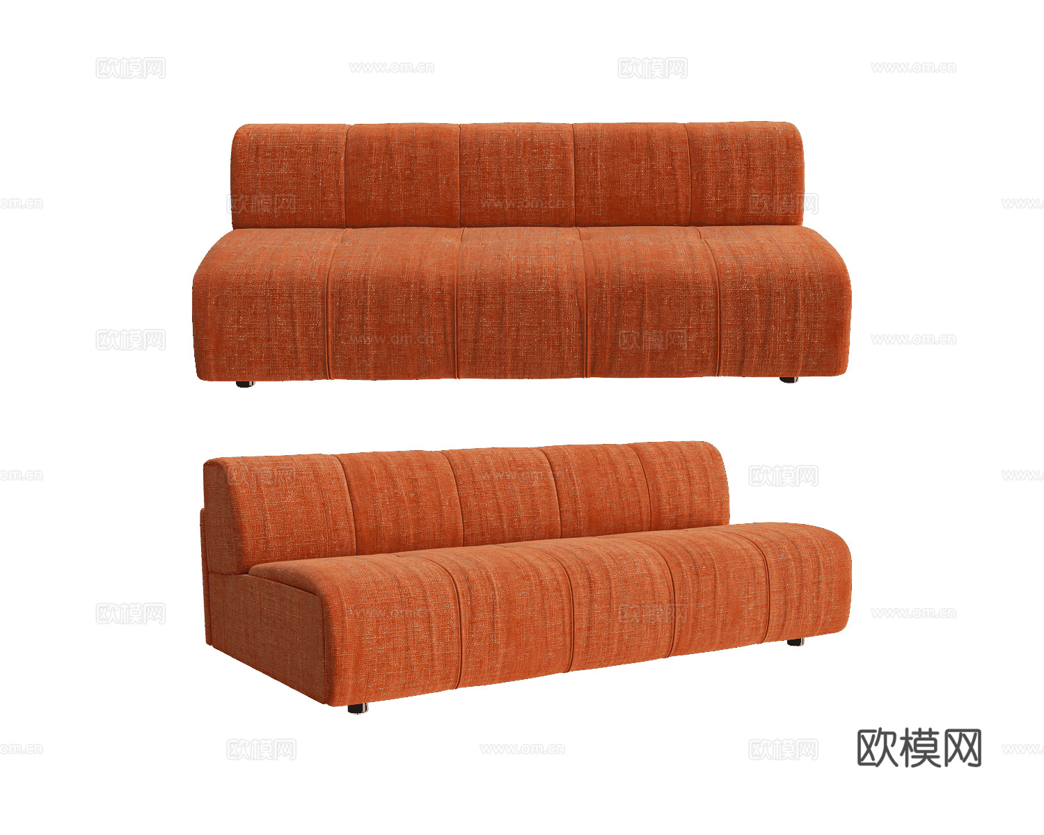 Campeggi 双人沙发3d模型下载