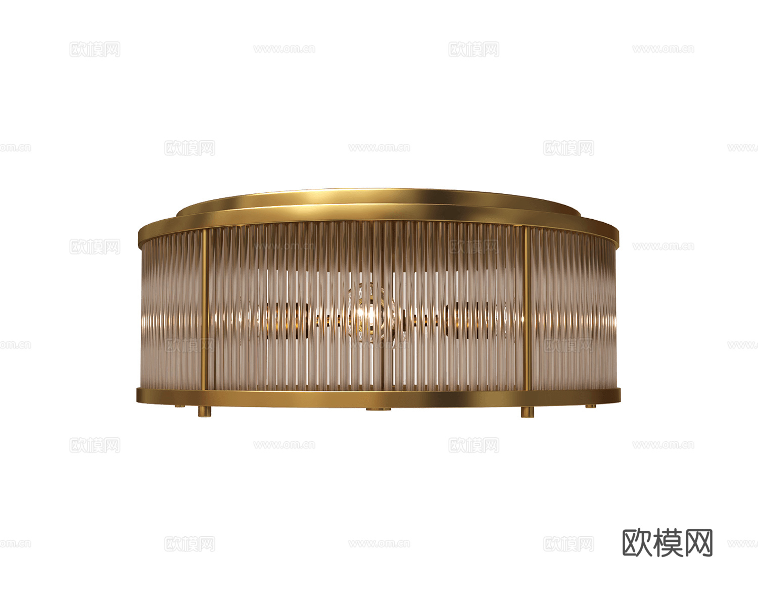 Lampex 轻奢吸顶灯3d模型下载（渲染图1）