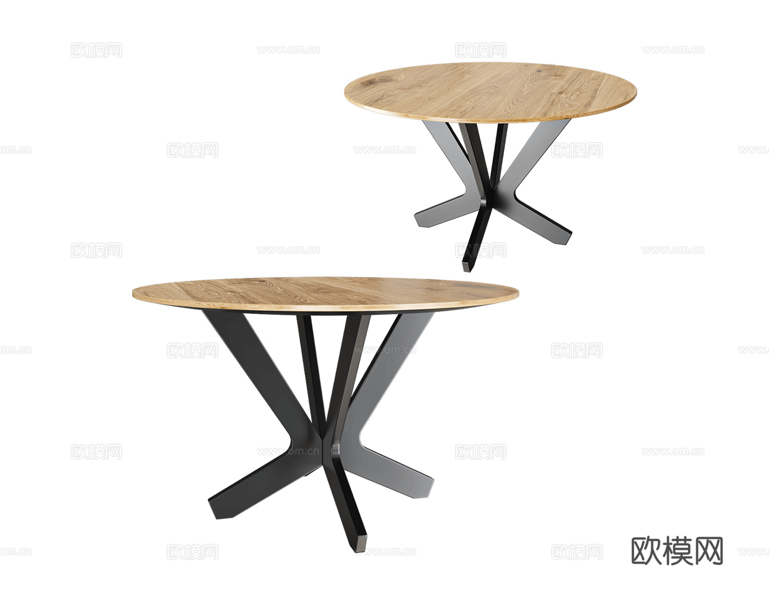 KRISTIE 餐桌3d模型下载