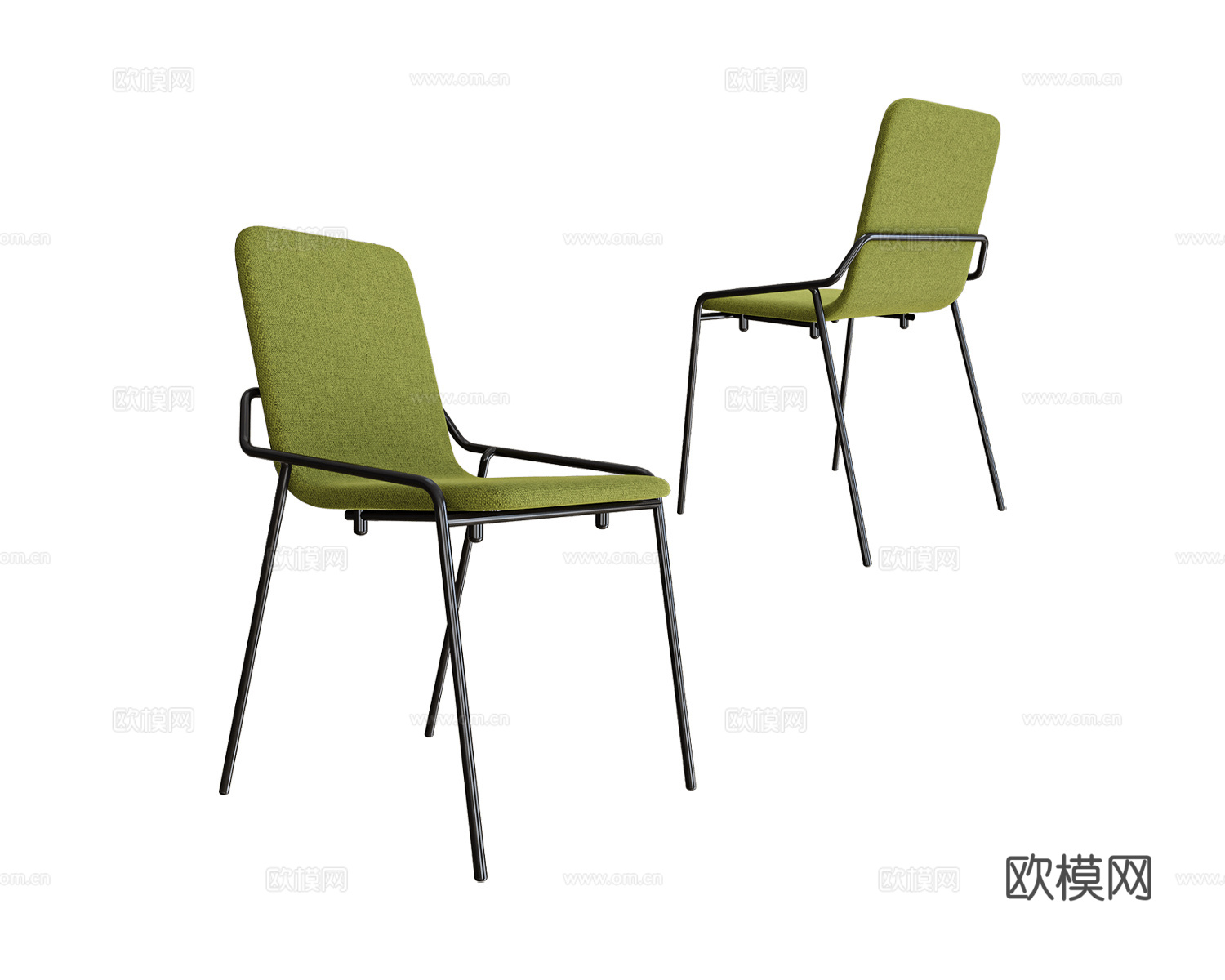 B&T Design 意式餐椅3d模型下载