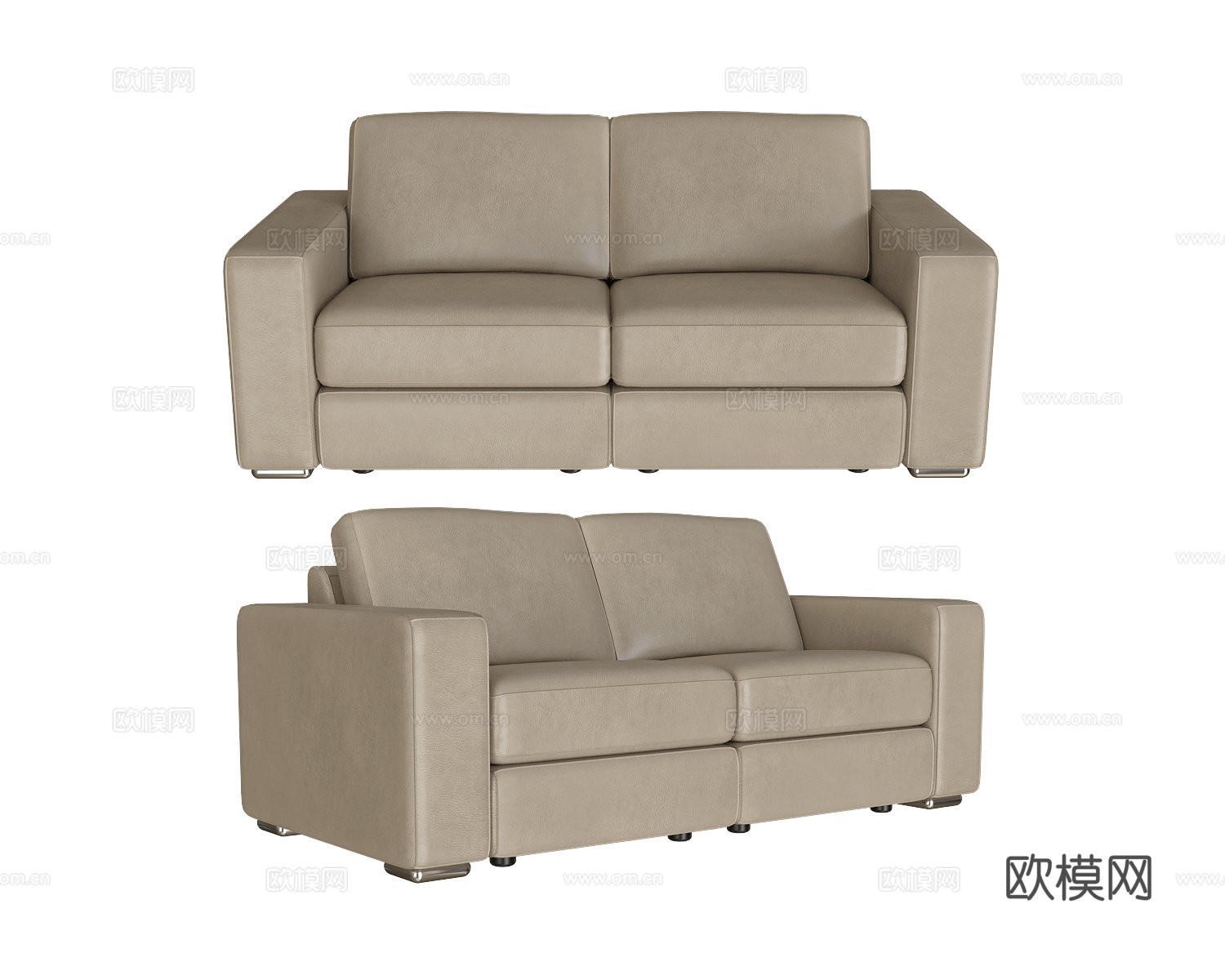 Doimo Salotti 双人沙发3d模型下载