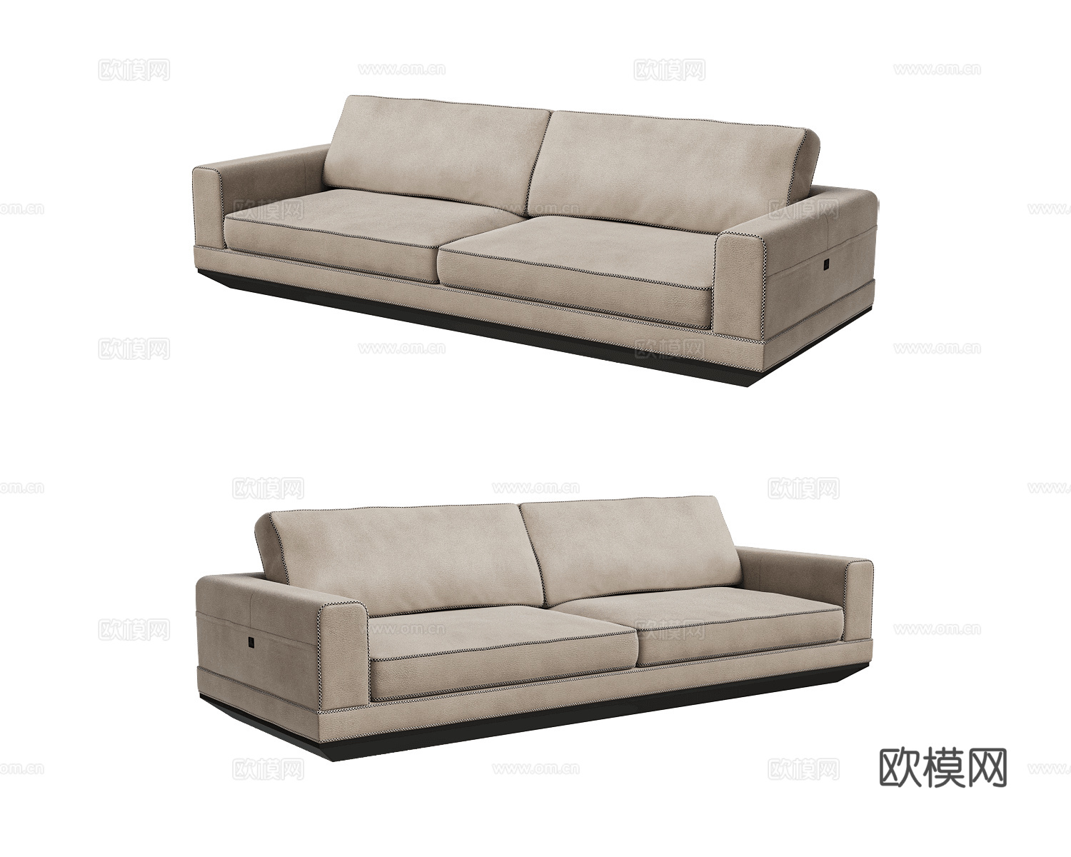 CPRN HOMOOD 意式双人沙发3d模型下载