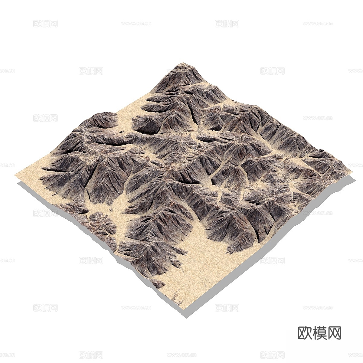 峡谷风光 Landscape Canyon3d模型下载