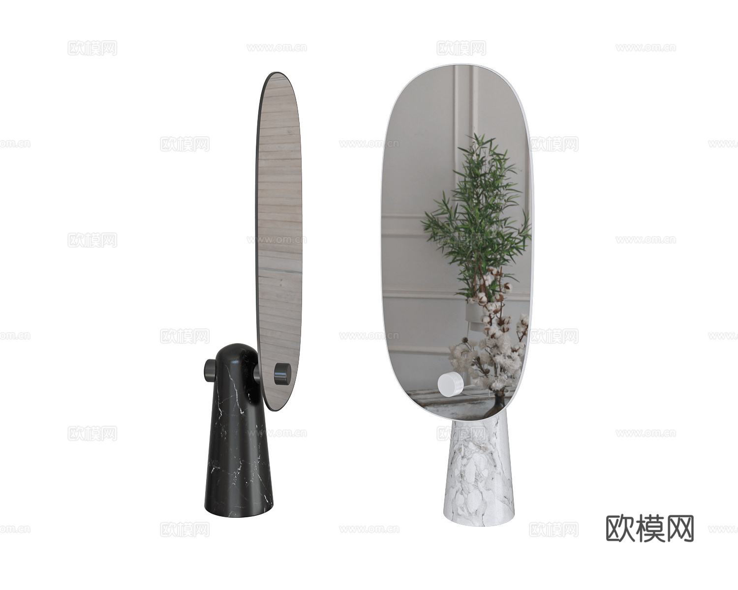 La Chance 落地镜 镜子3d模型下载