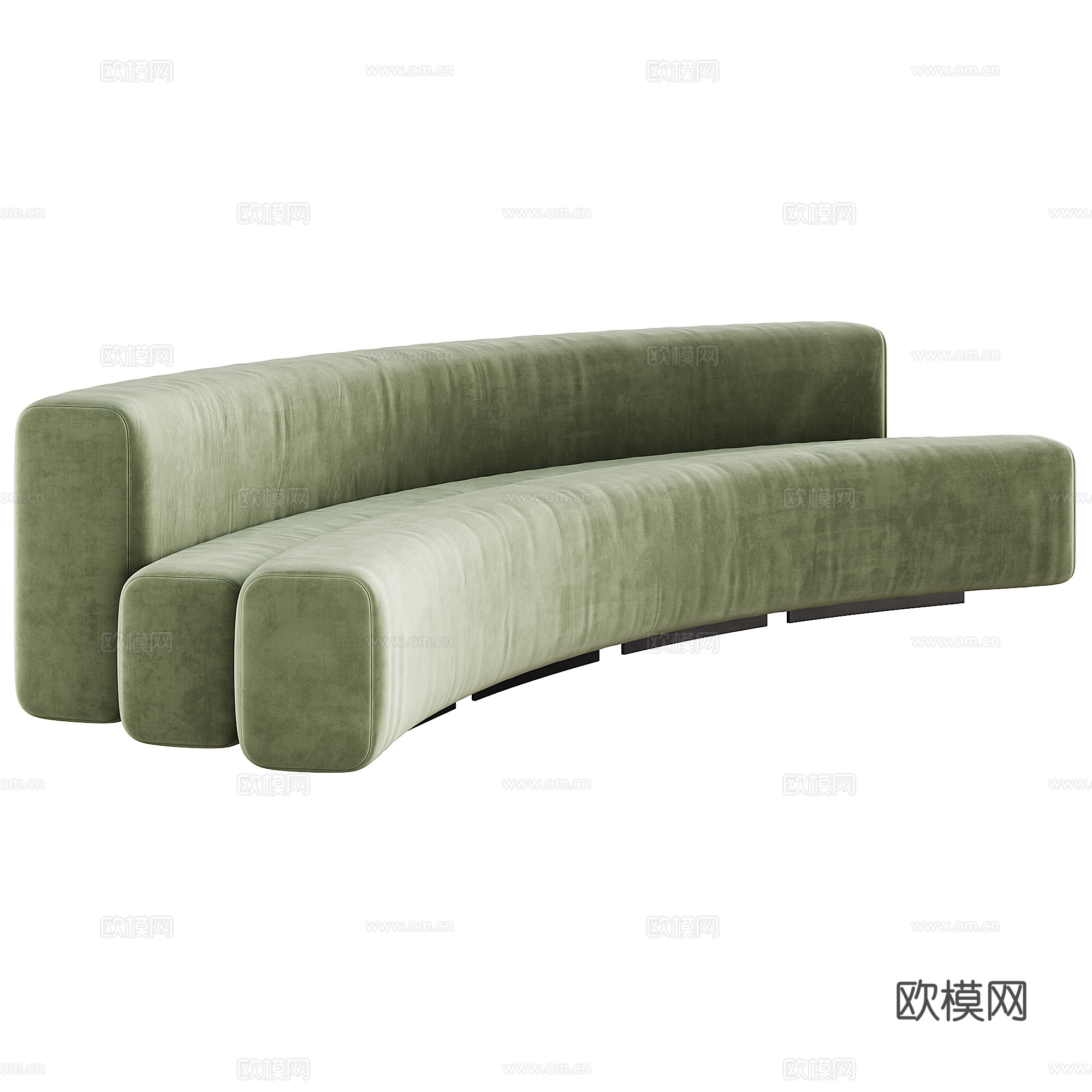 Lacividina现代沙发  组合沙发 布艺沙发 多人沙发3d模型下载（渲染图4）