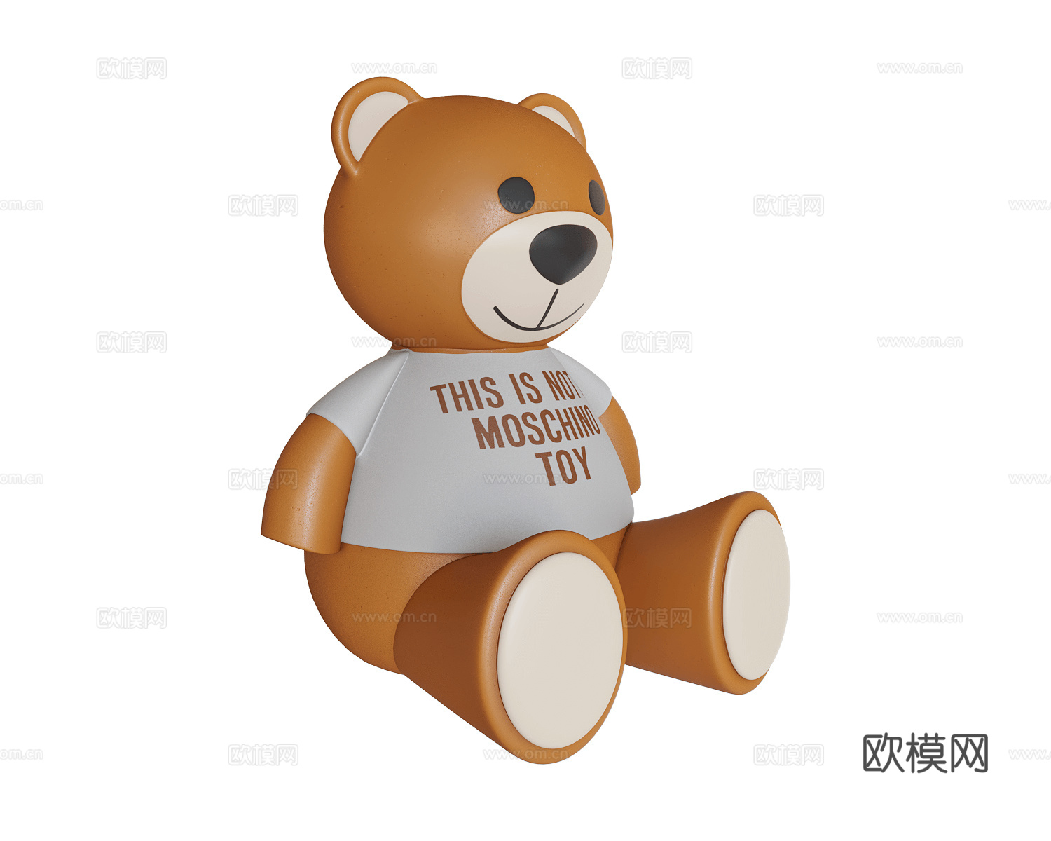 Kartell 小熊玩偶3d模型下载（渲染图1）
