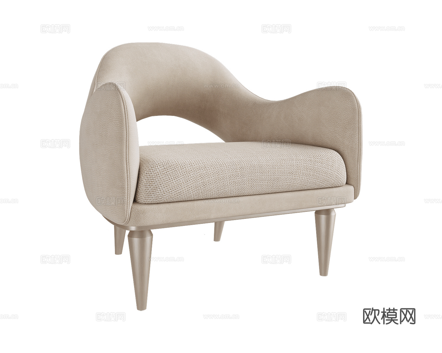 CPRN HOMOOD 意式单人沙发3d模型下载（渲染图2）