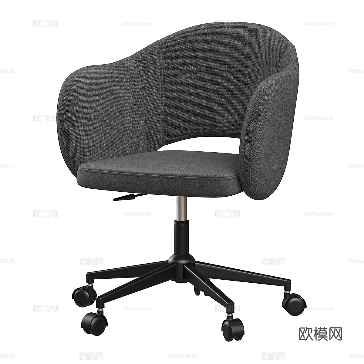 现代 Deyzi 办公椅3d模型下载（渲染图3）