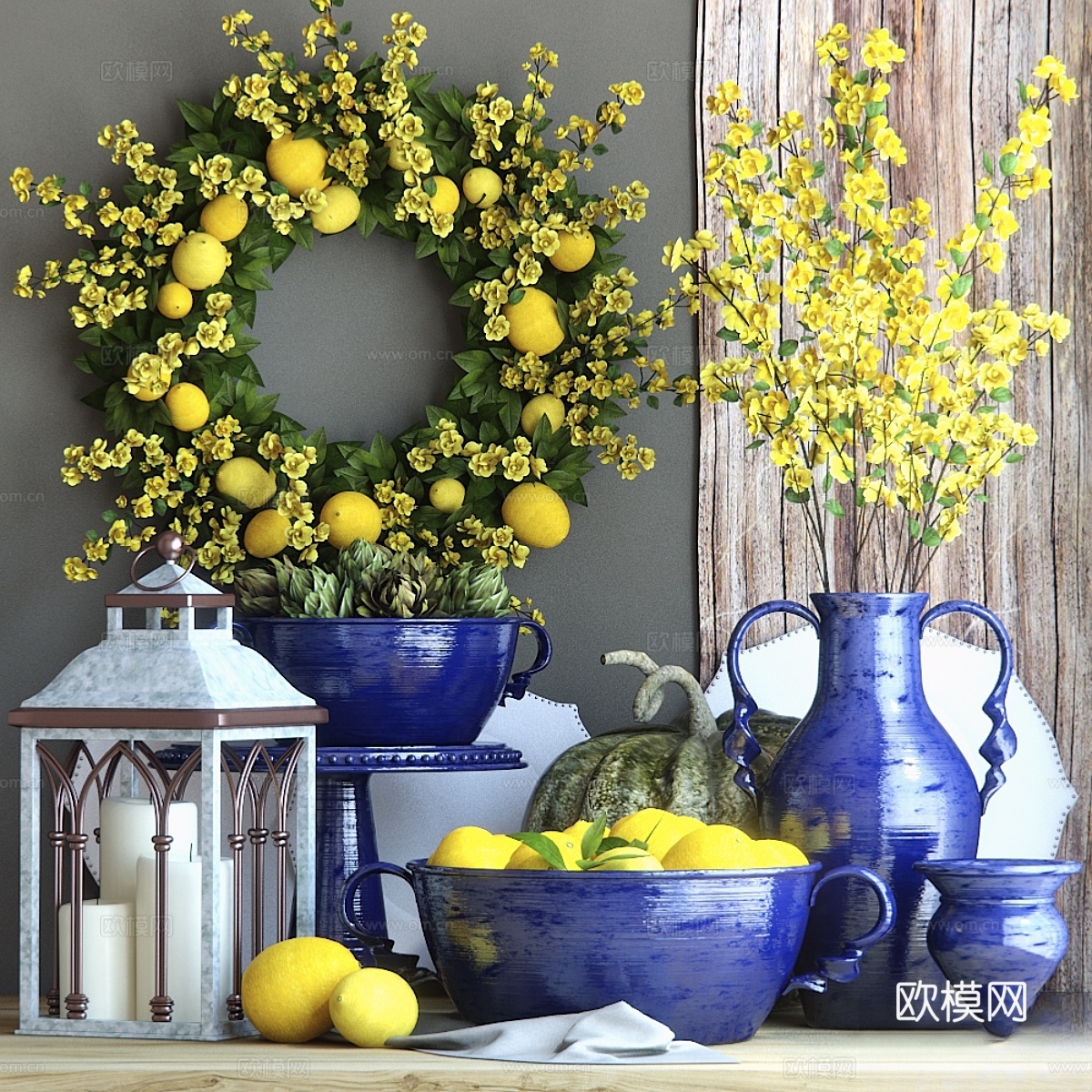 装饰套装83d模型下载