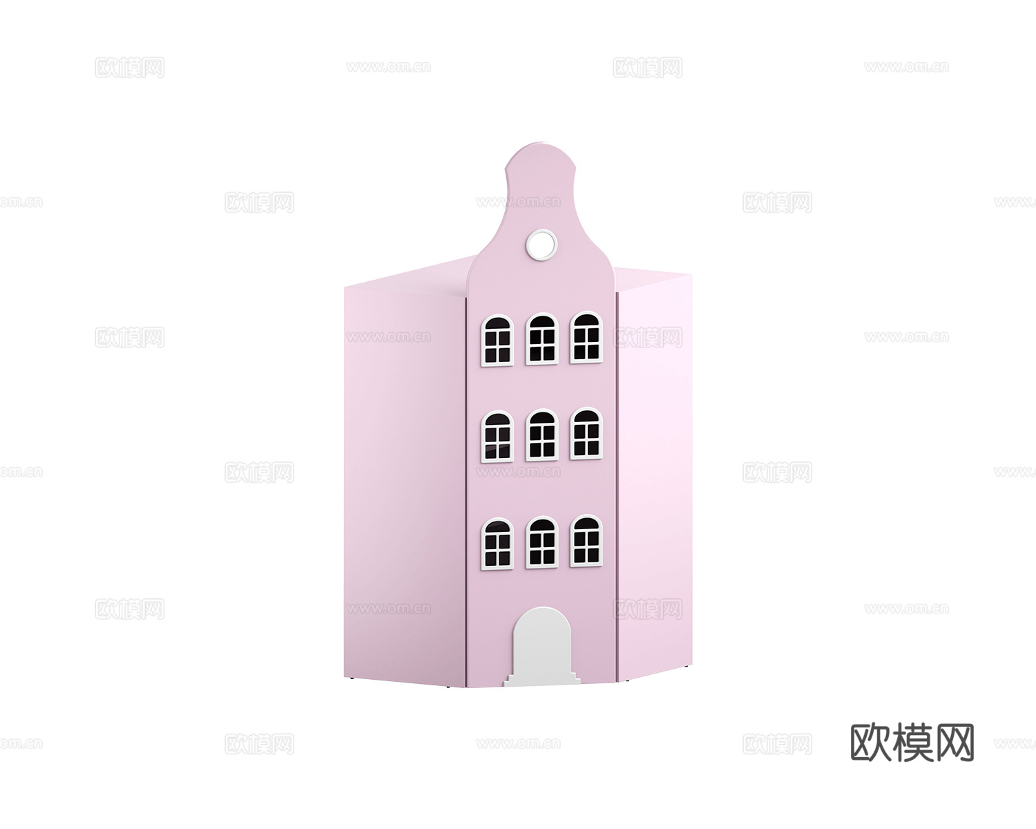 Sufix 美式儿童斗柜3d模型下载（渲染图2）