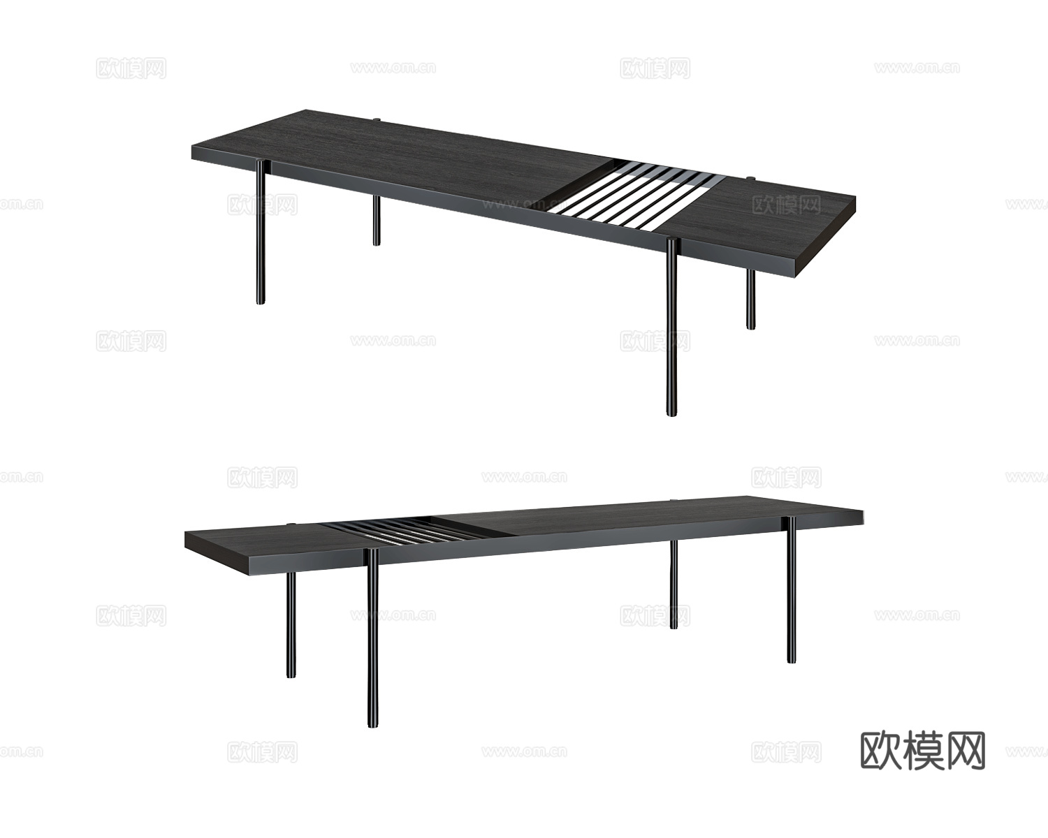 B&T Design 床尾凳3d模型下载