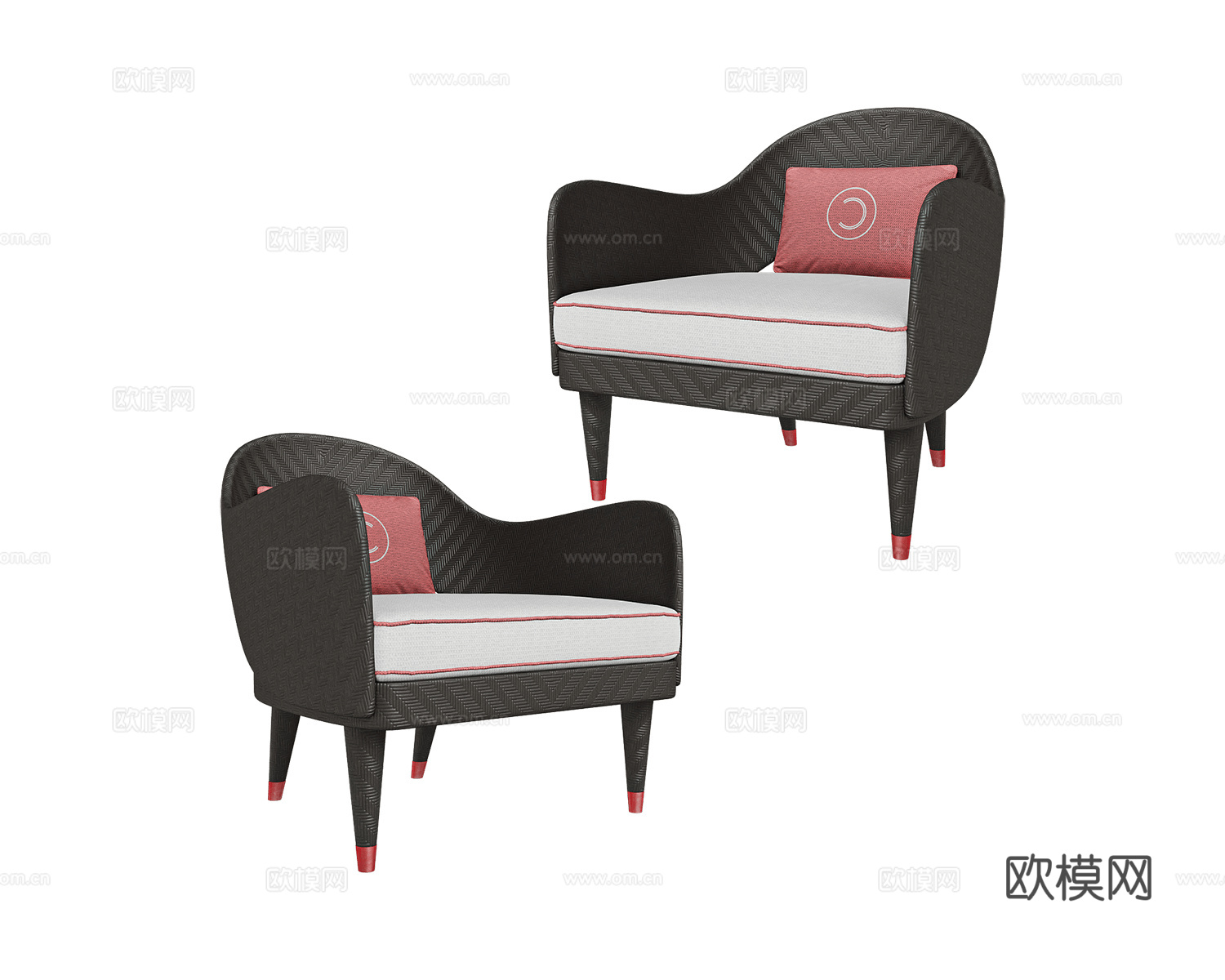 CPRN HOMOOD 意式休闲椅3d模型下载