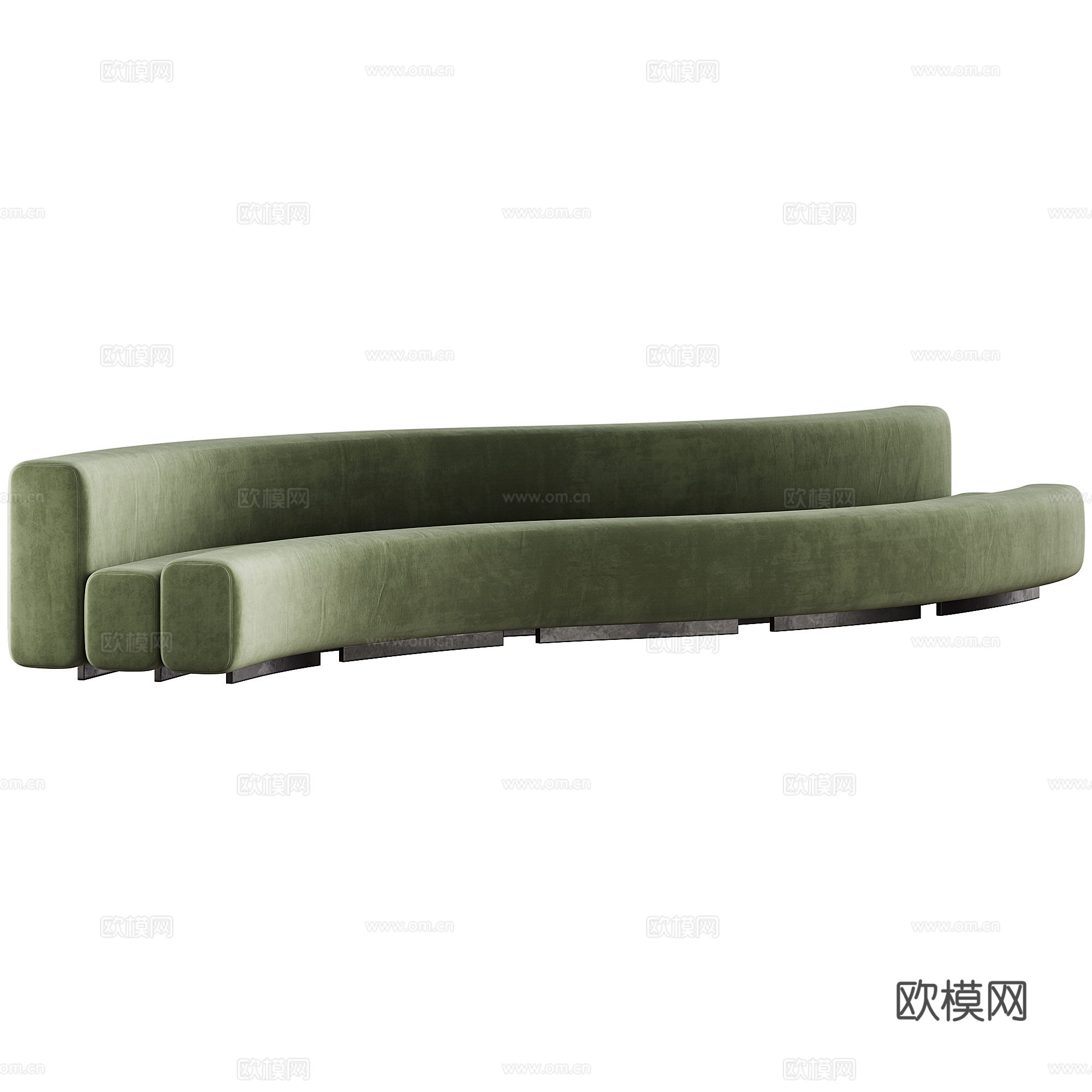 Lacividina现代沙发  组合沙发 布艺沙发 多人沙发3d模型下载（渲染图3）