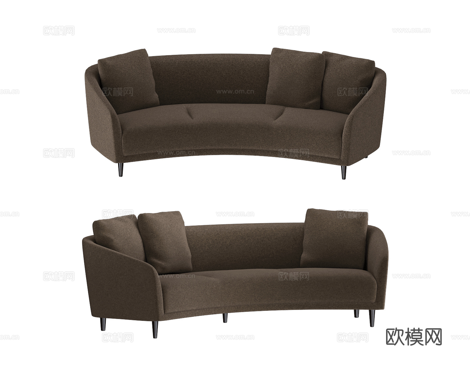 B&T Design 多人沙发3d模型下载