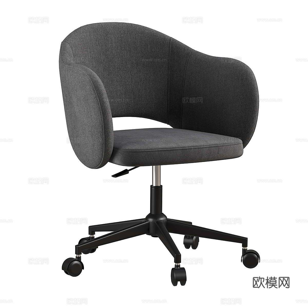 现代 Deyzi 办公椅3d模型下载（渲染图2）