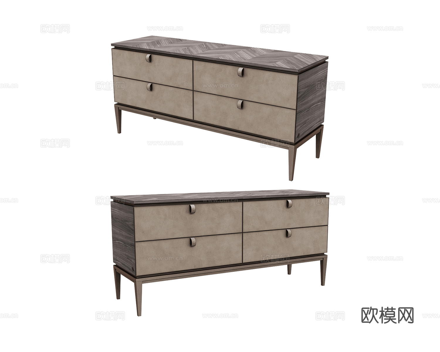 CPRN HOMOOD 中古风斗柜3d模型下载