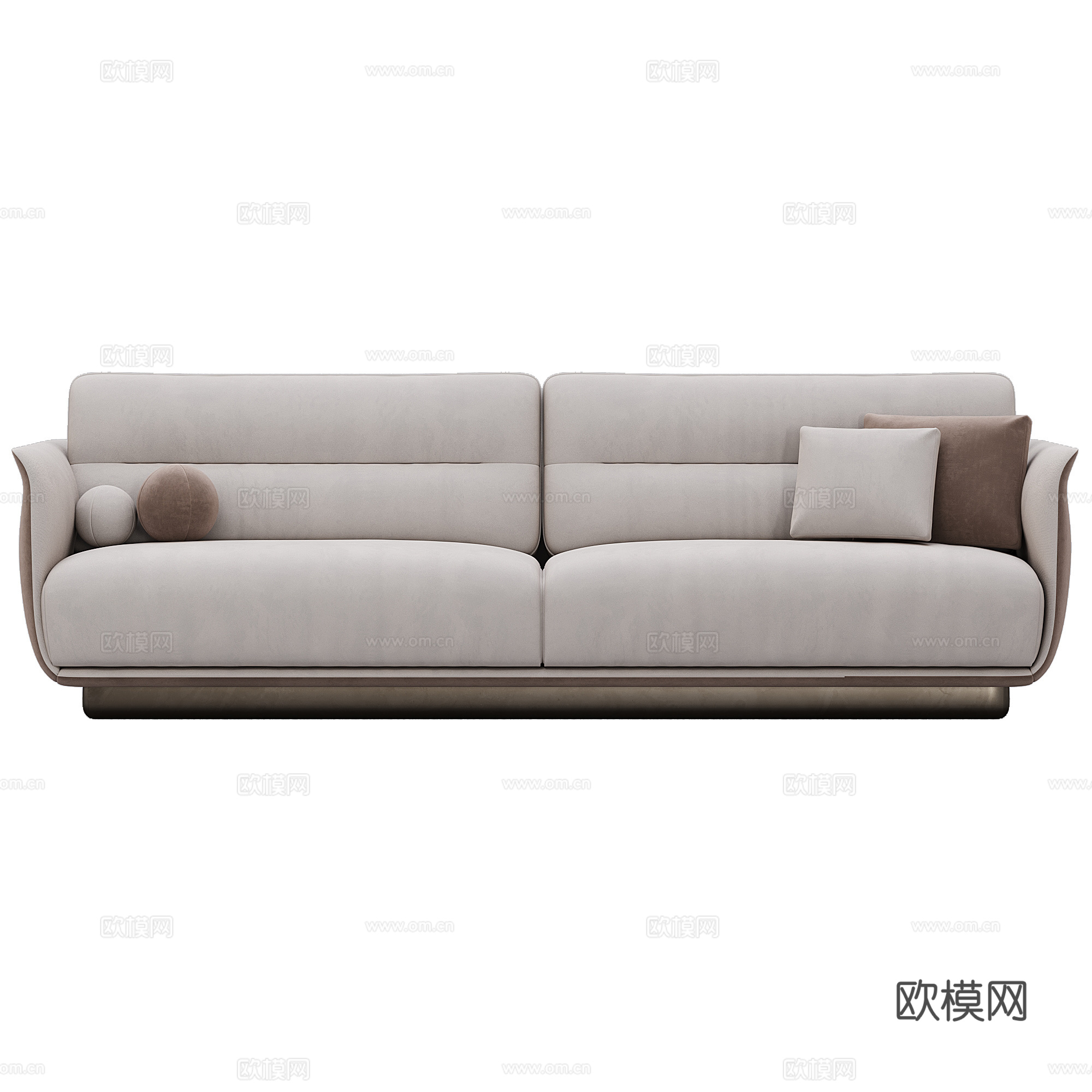 Capital Collection现代沙发 双人沙发 单人3d模型下载（渲染图4）