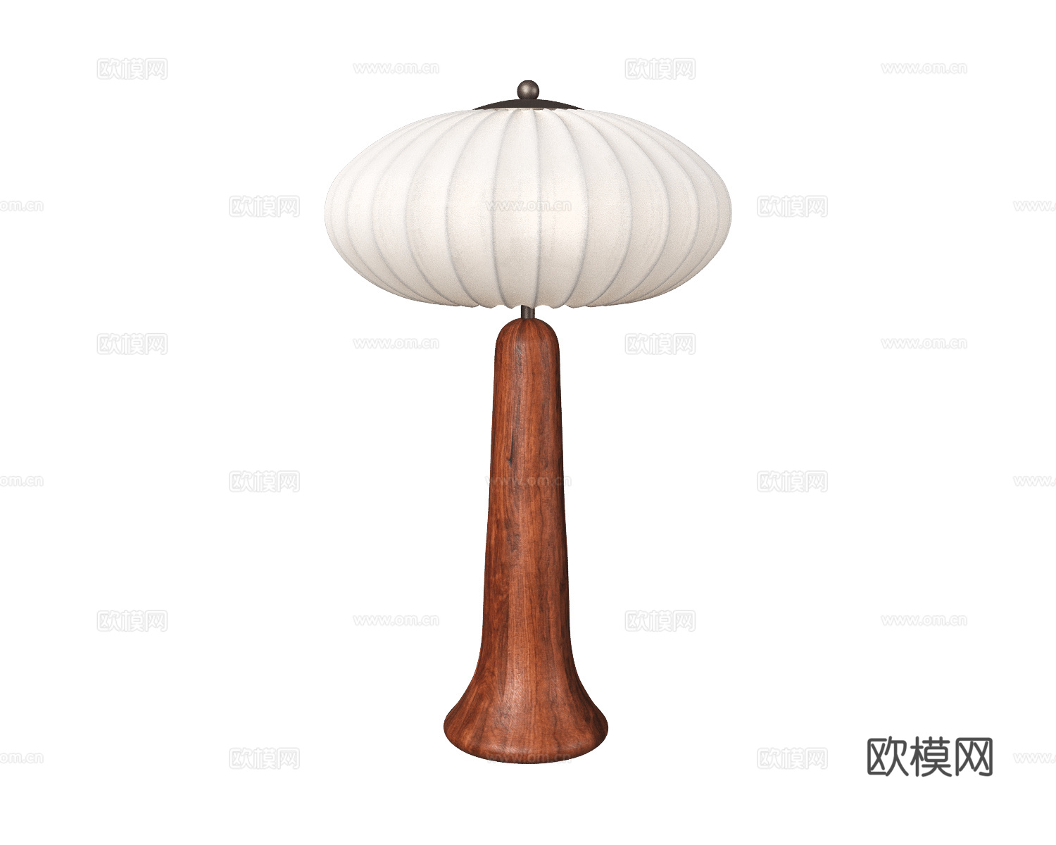 Lampex 中古风台灯3d模型下载