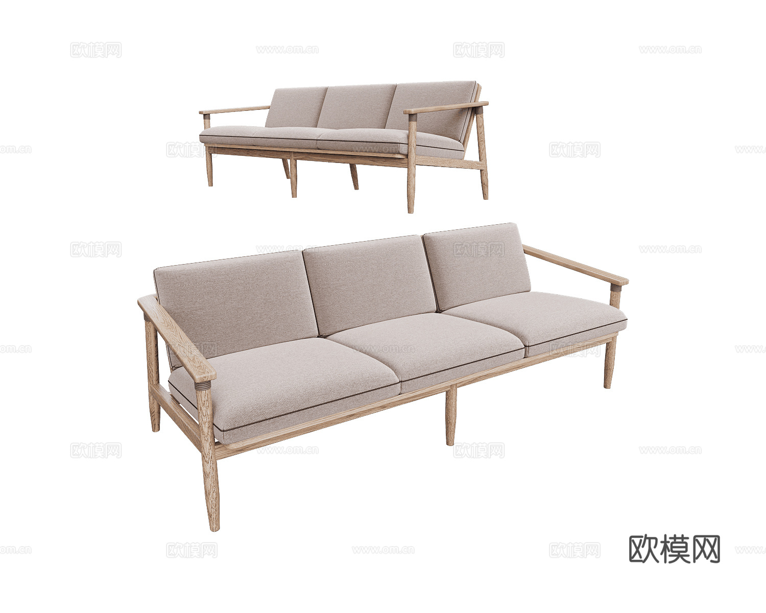 Vincent Sheppard 三人沙发3d模型下载