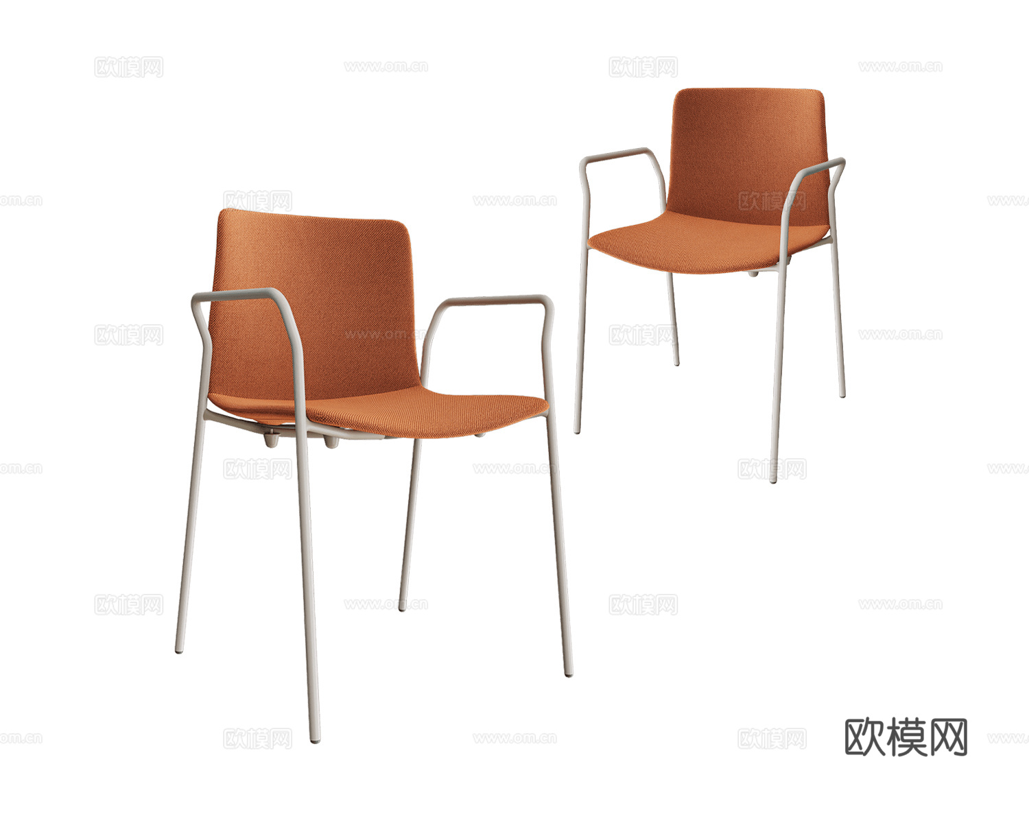 B&T Design 意式餐椅3d模型下载