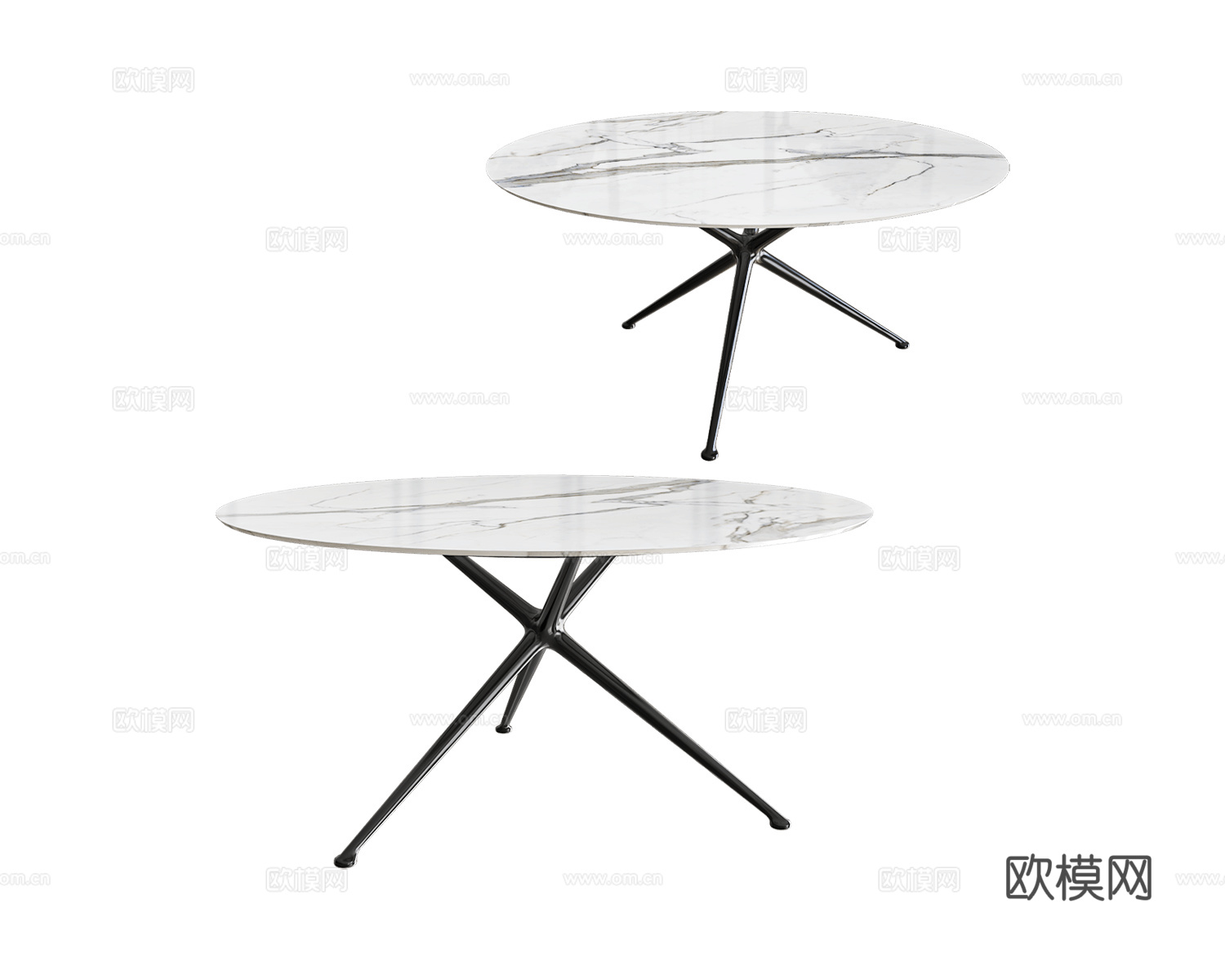 La Chance 圆餐桌3d模型下载