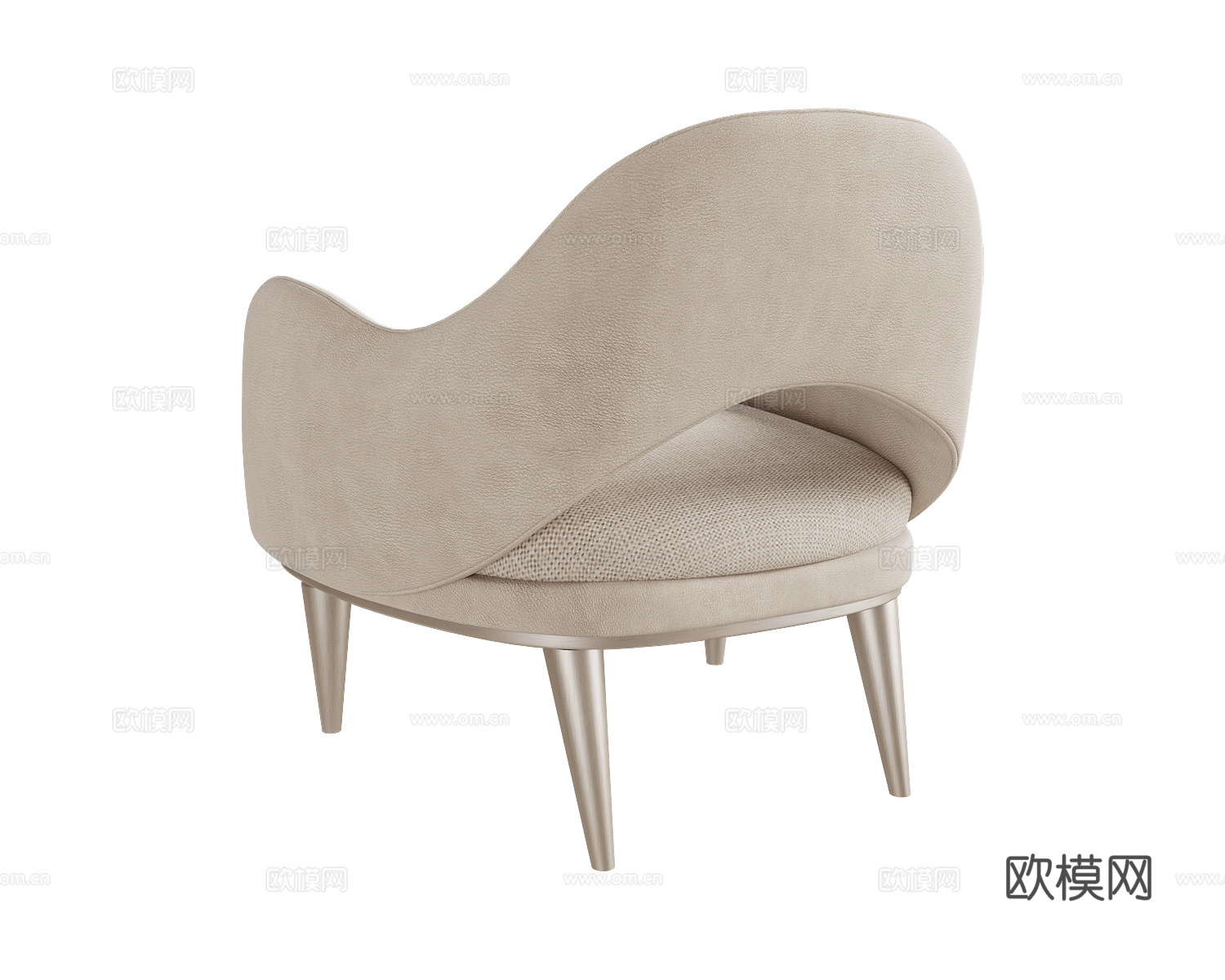 CPRN HOMOOD 意式单人沙发3d模型下载（渲染图1）