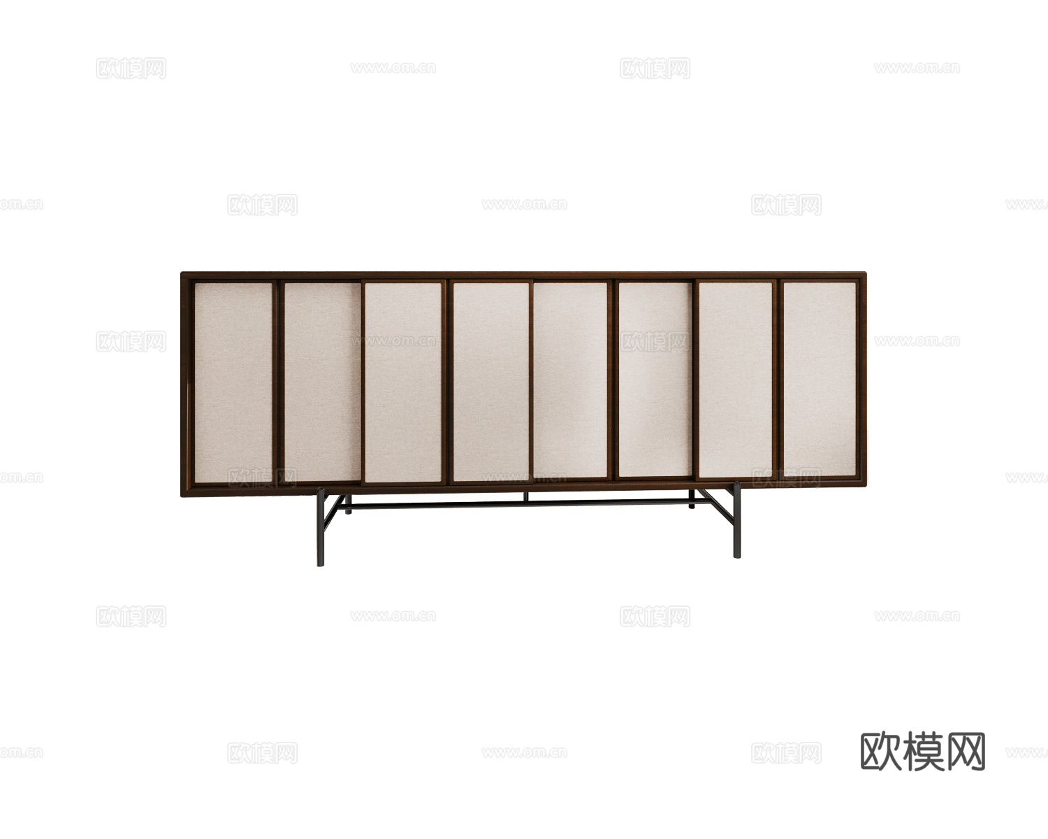 L.Ercolani 中古风电视柜3d模型下载（渲染图2）