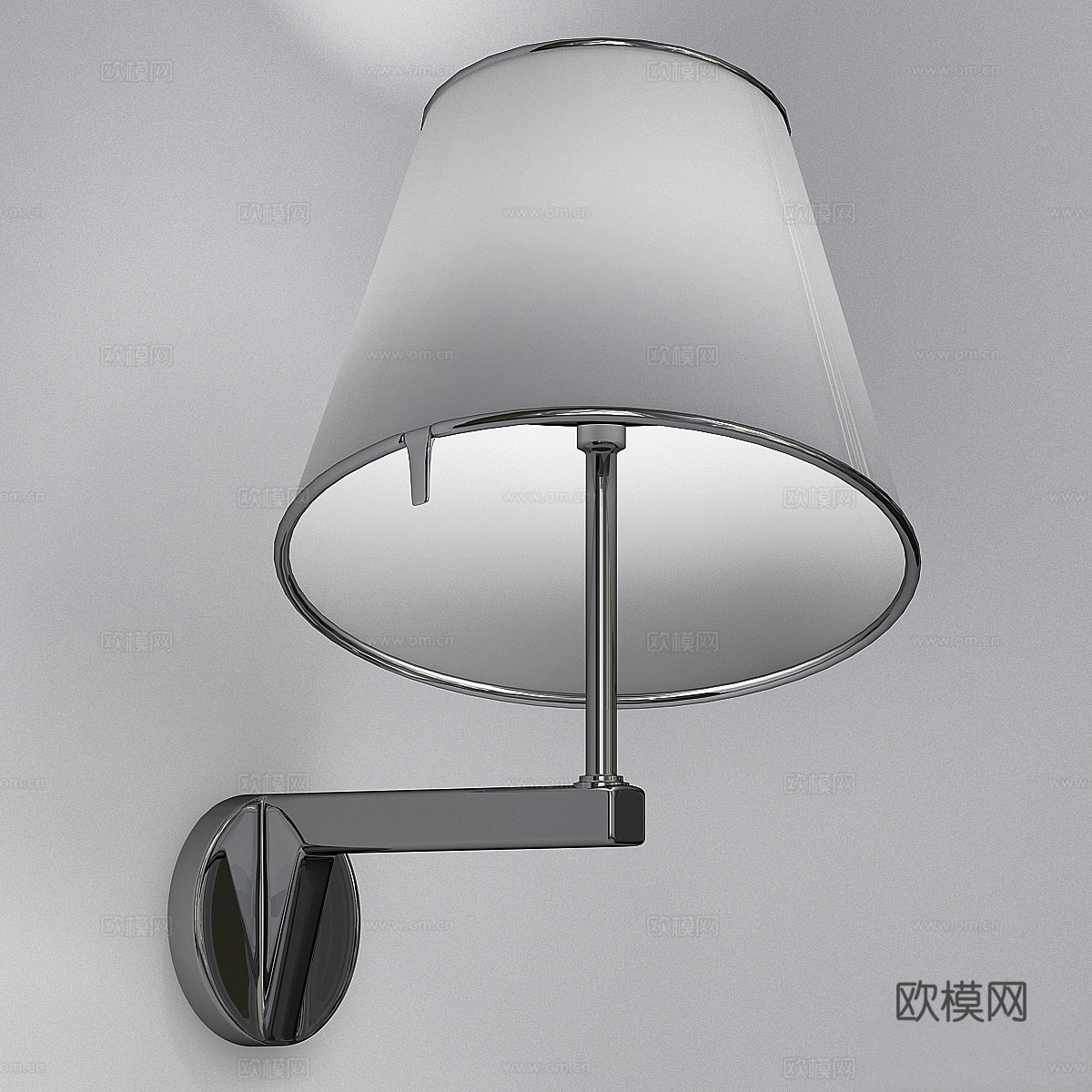 梅兰波壁灯3d模型下载