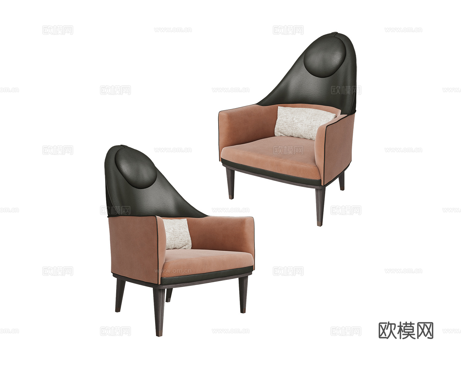 CPRN HOMOOD 意式休闲椅3d模型下载