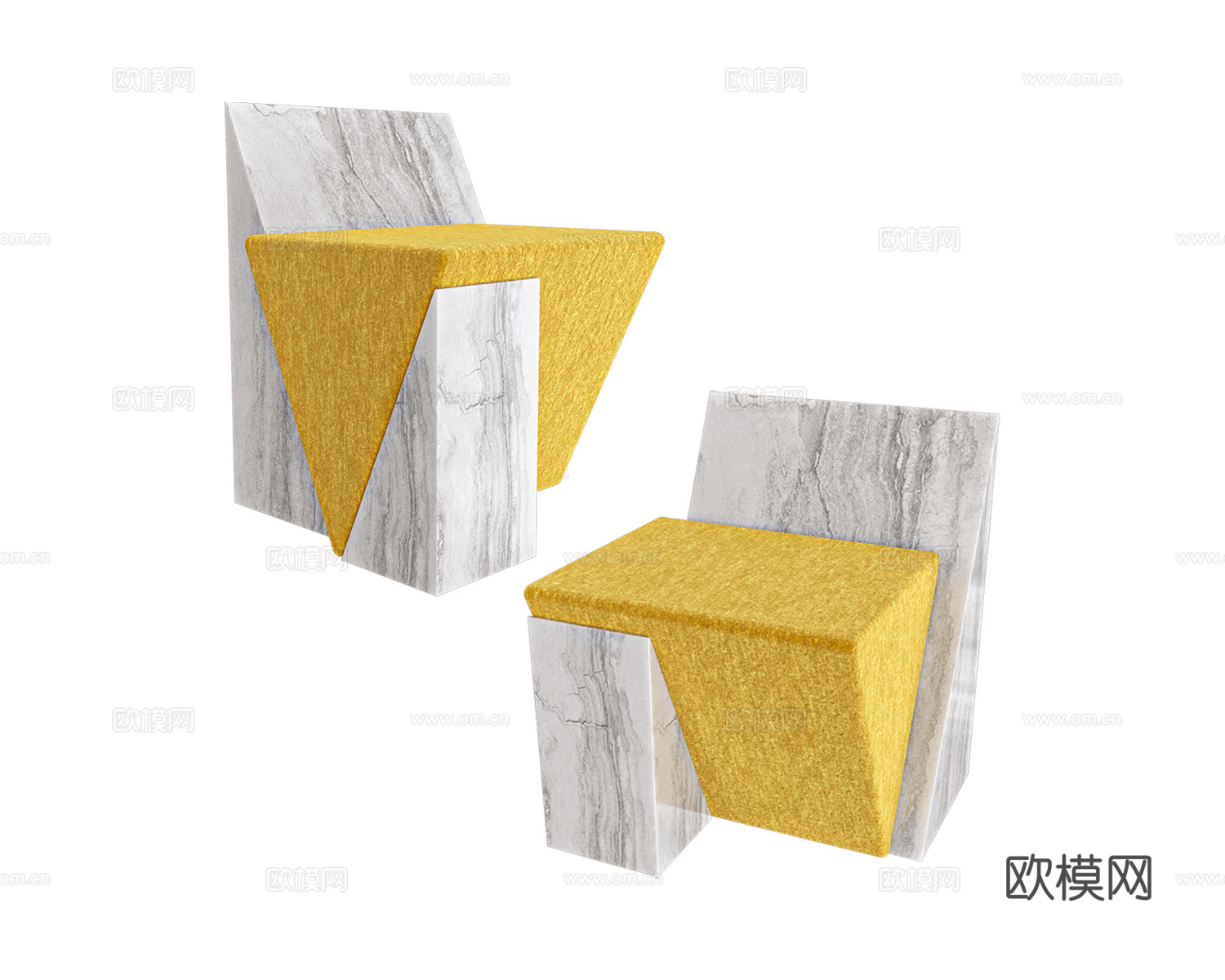 La Chance 休闲椅3d模型下载