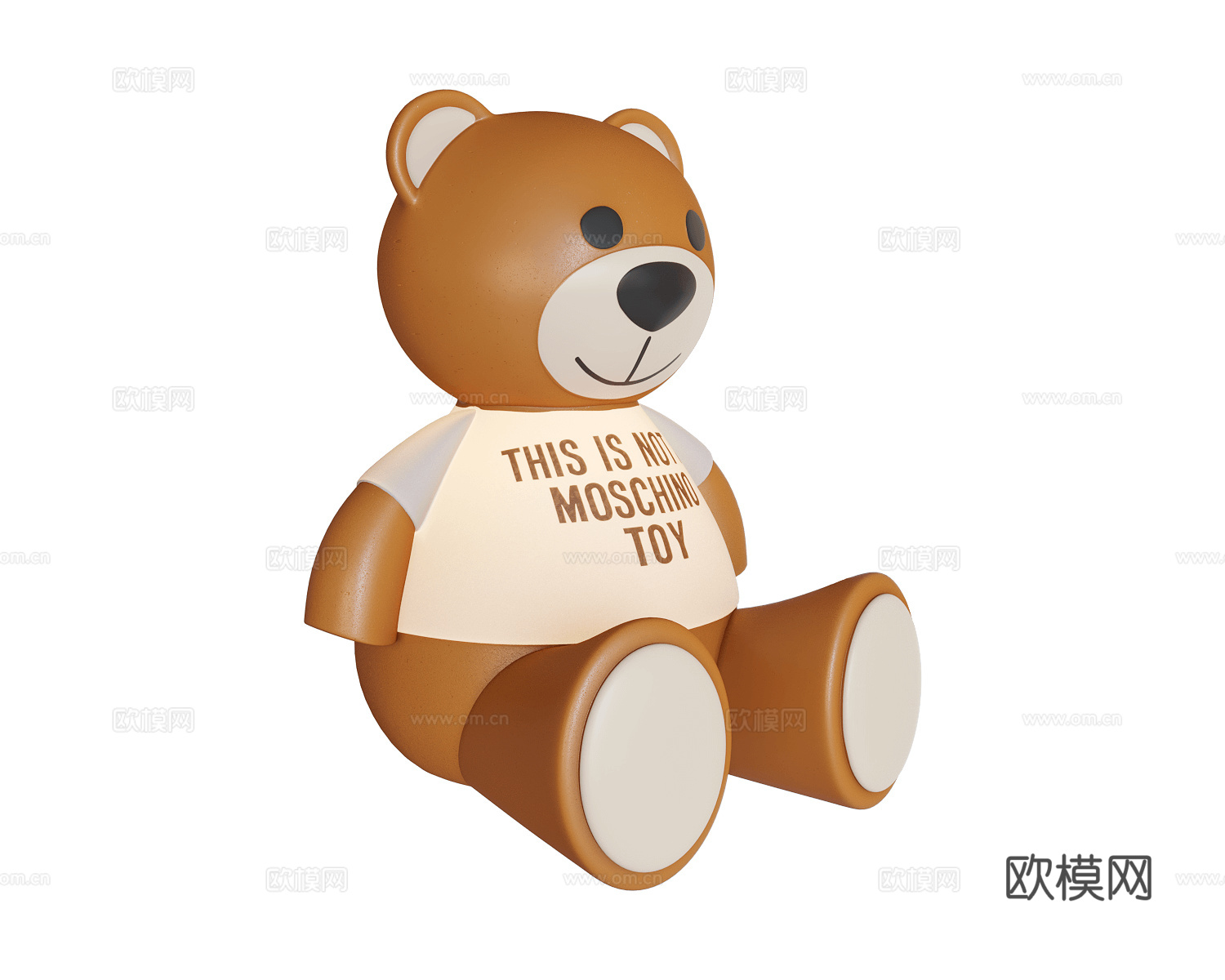 Kartell 小熊玩偶3d模型下载（渲染图2）