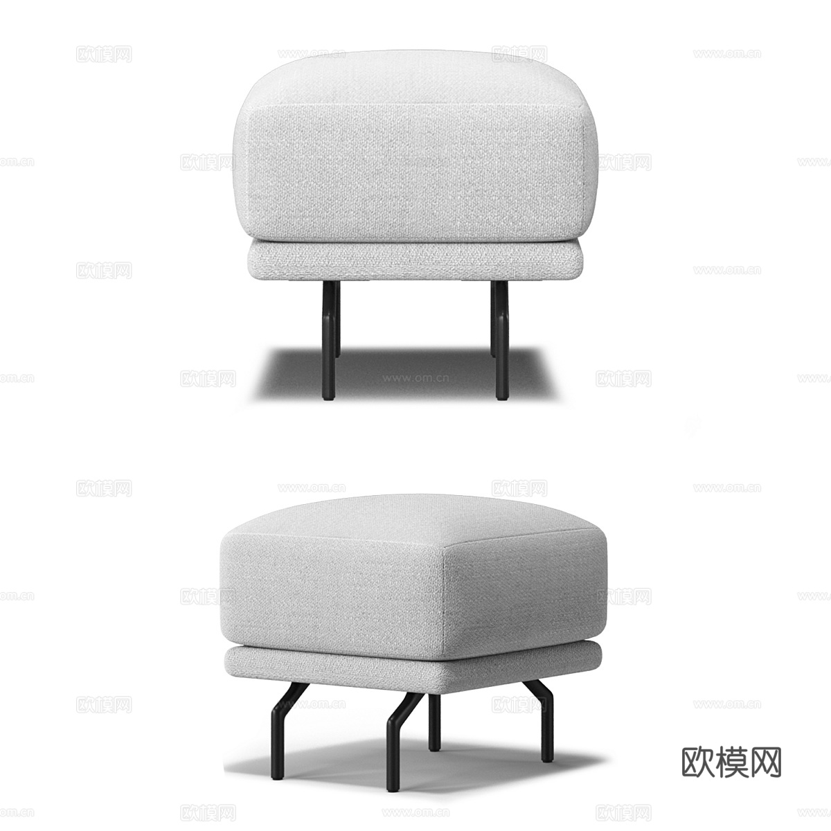 现代简约矮凳 矮凳 简约矮凳 沙发矮凳 单人矮凳3d模型下载