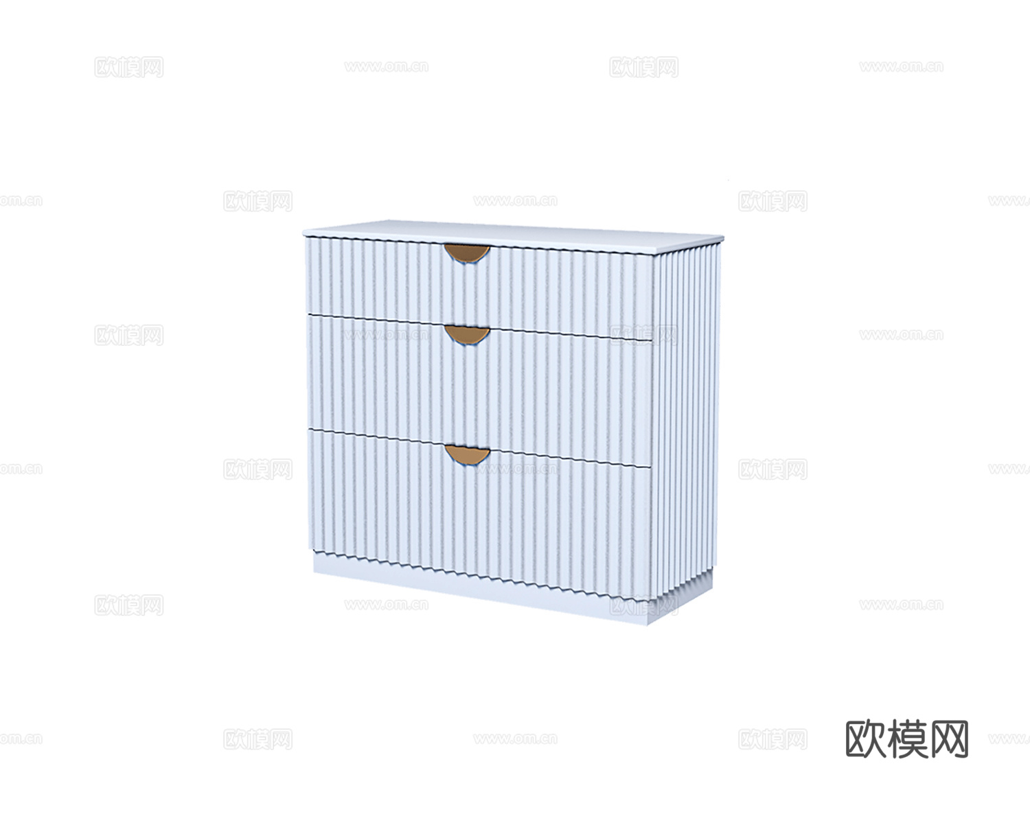 Sufix 美式斗柜3d模型下载（渲染图2）