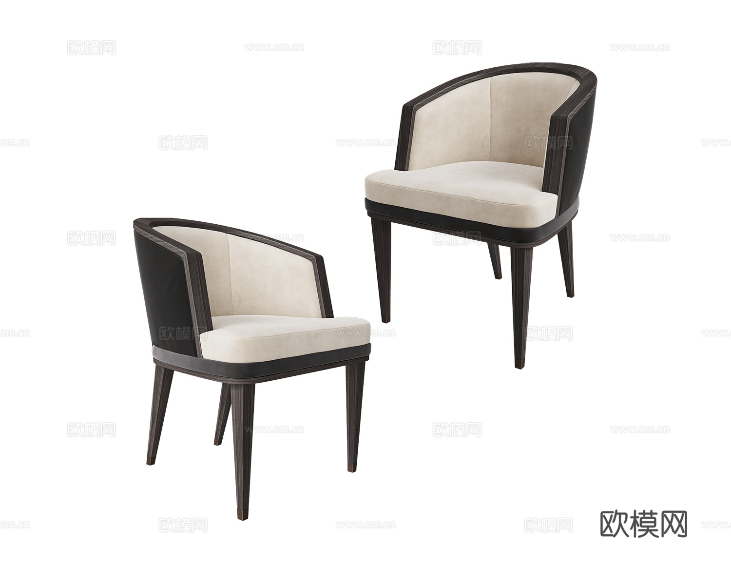 CPRN HOMOOD 意式餐椅3d模型下载