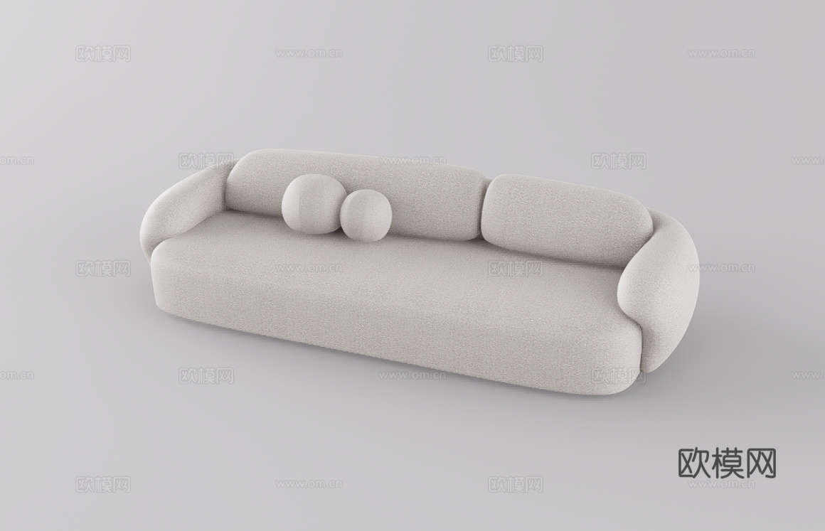 休闲沙发su模型下载（渲染图1）