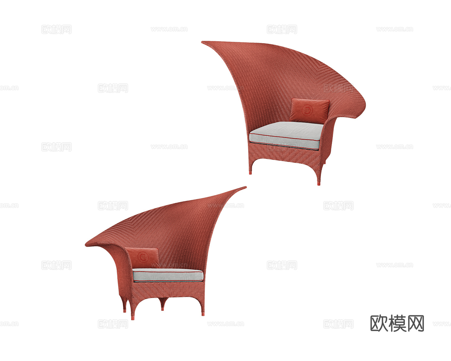 Art 休闲椅 单人沙发3d模型下载